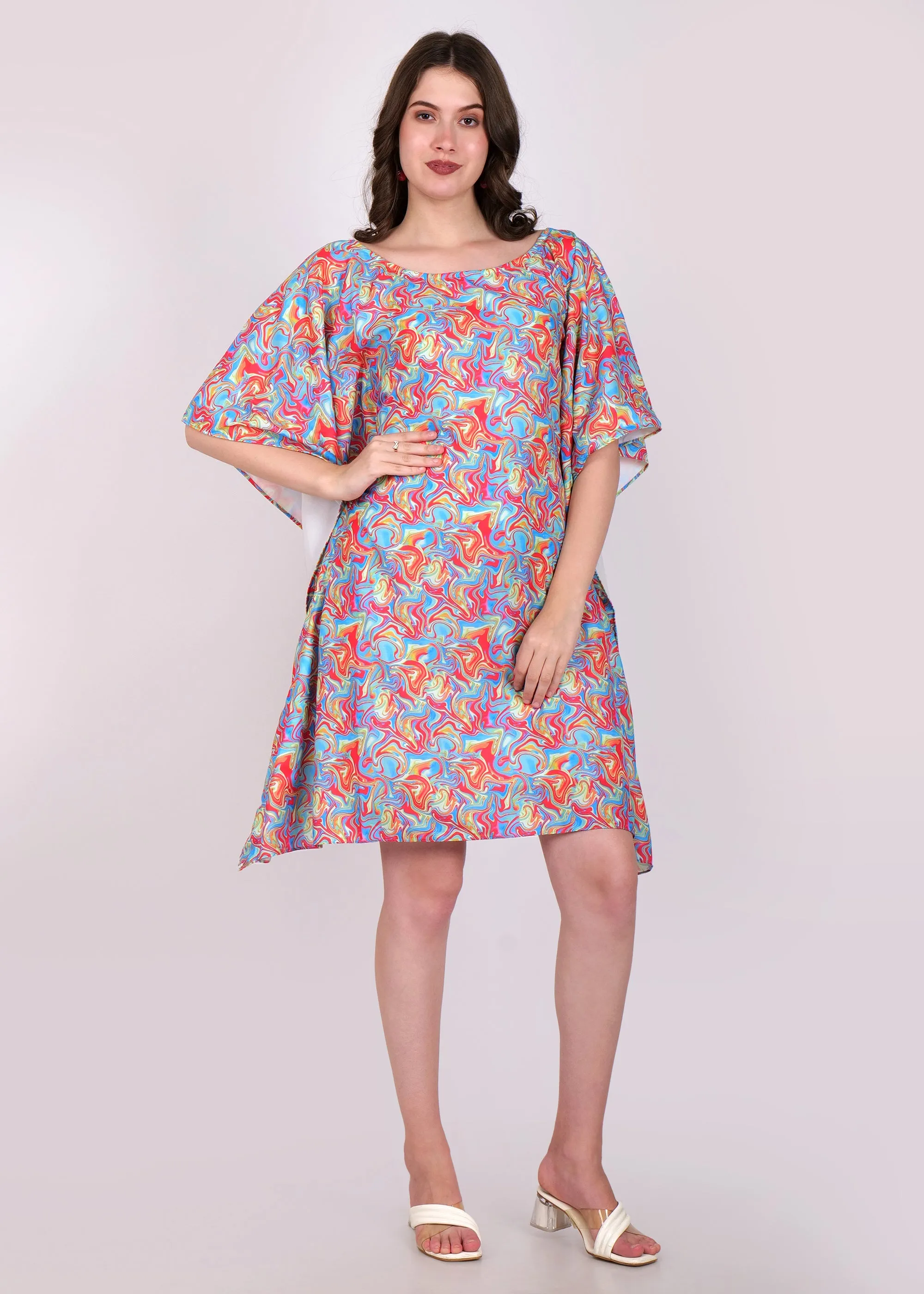 Kaleidoscope Charm Kaftan Dress