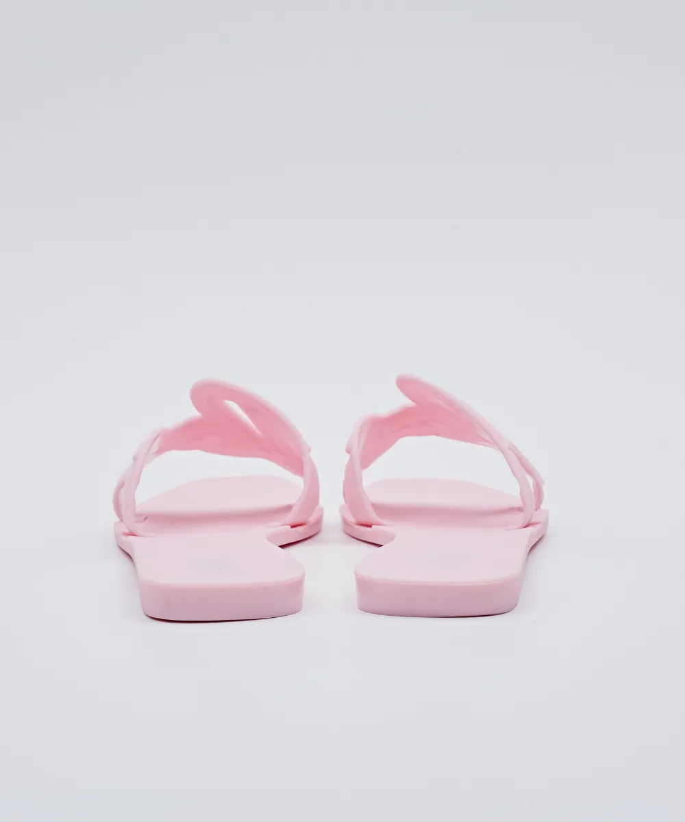 KARL LAGERFELD JELLY SIGNATURE SLIDERS