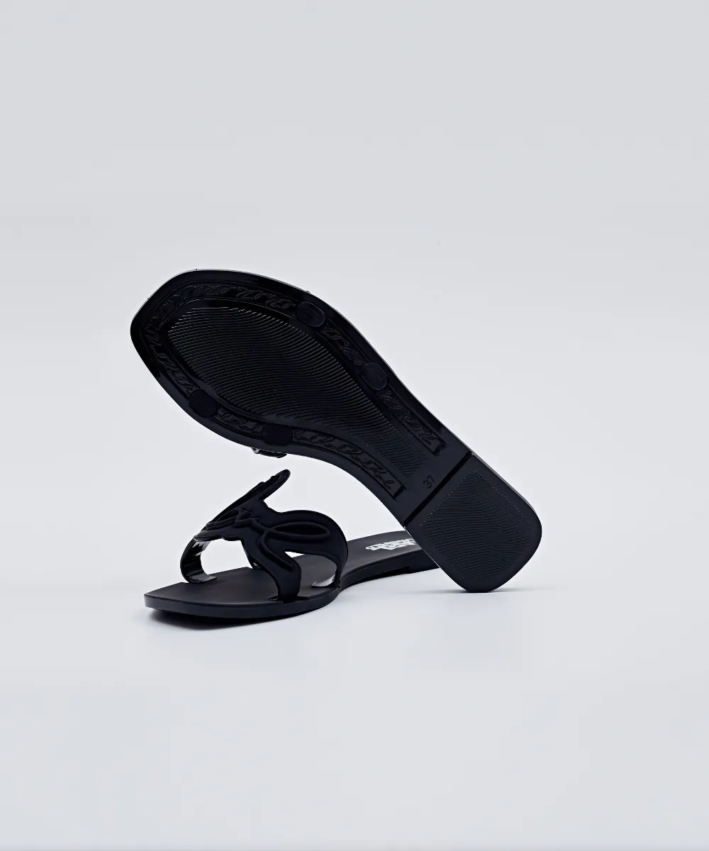 KARL LAGERFELD JELLY SIGNATURE SLIDERS