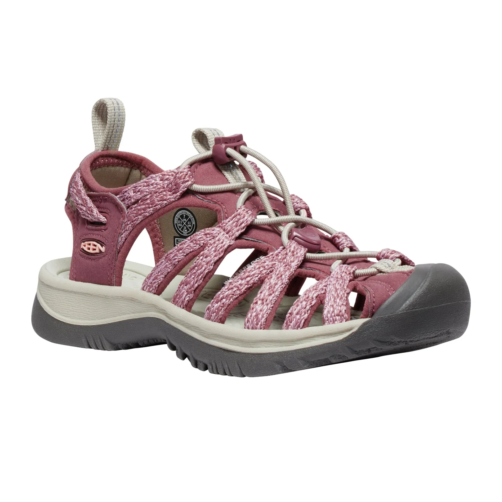 Keen Whisper Active Sandal (Women) - Rose Brown/Peach Parfait