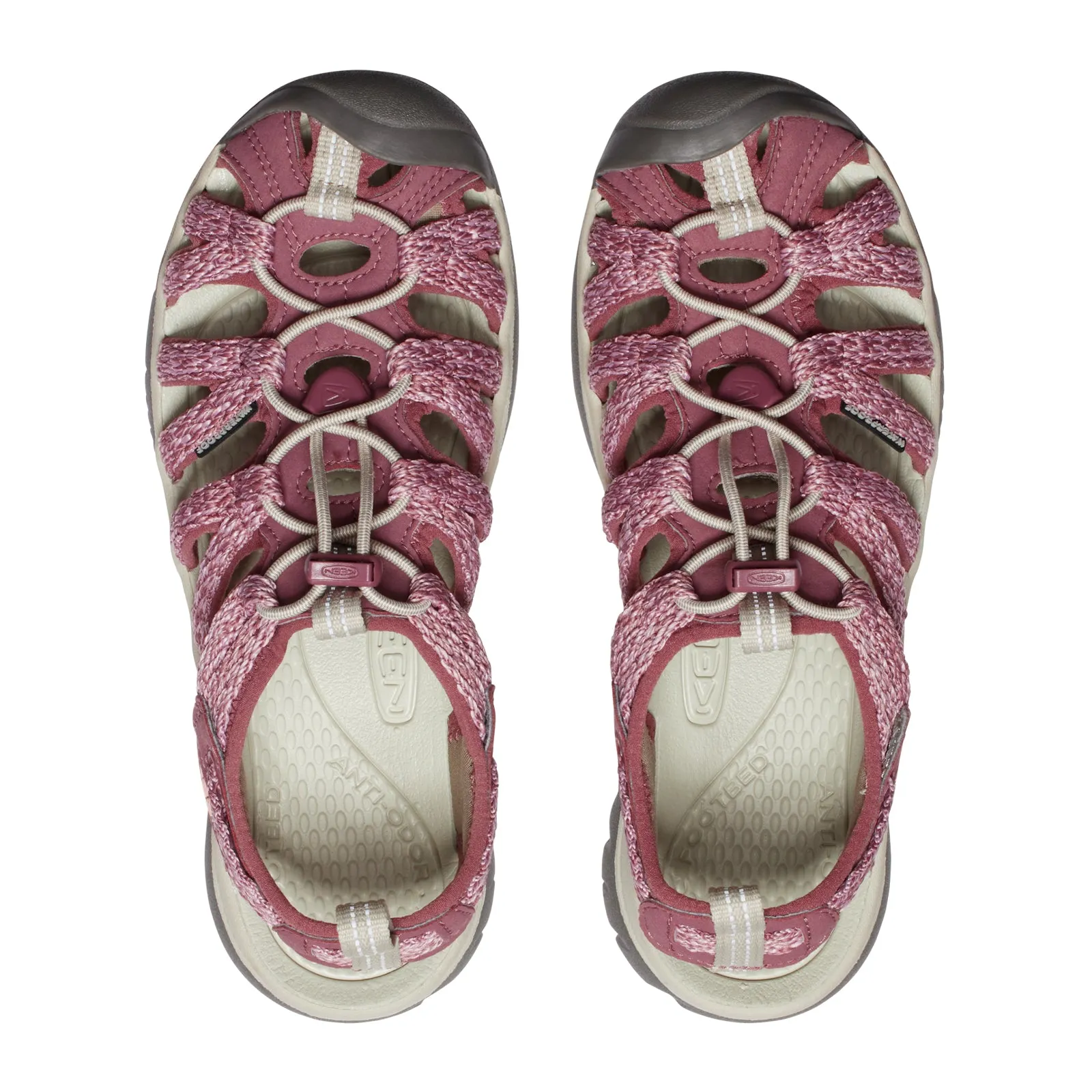 Keen Whisper Active Sandal (Women) - Rose Brown/Peach Parfait