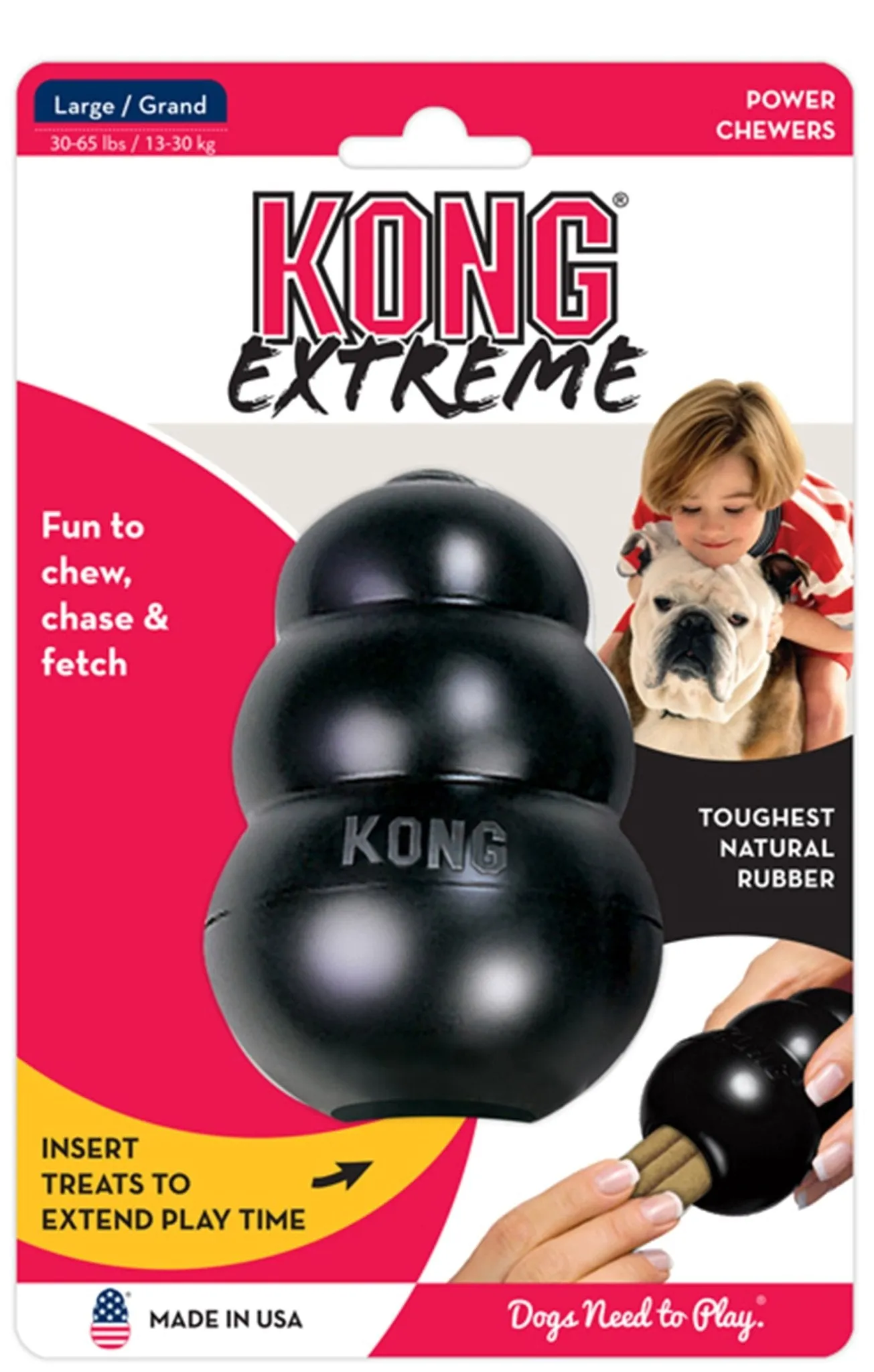 KONG Extreme Dog Toy for Power Chewers