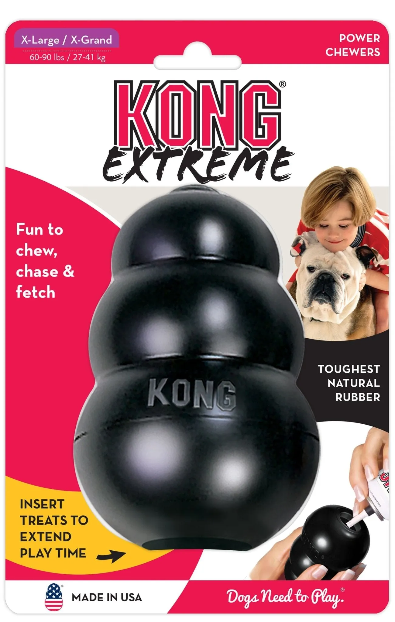 KONG Extreme Dog Toy for Power Chewers