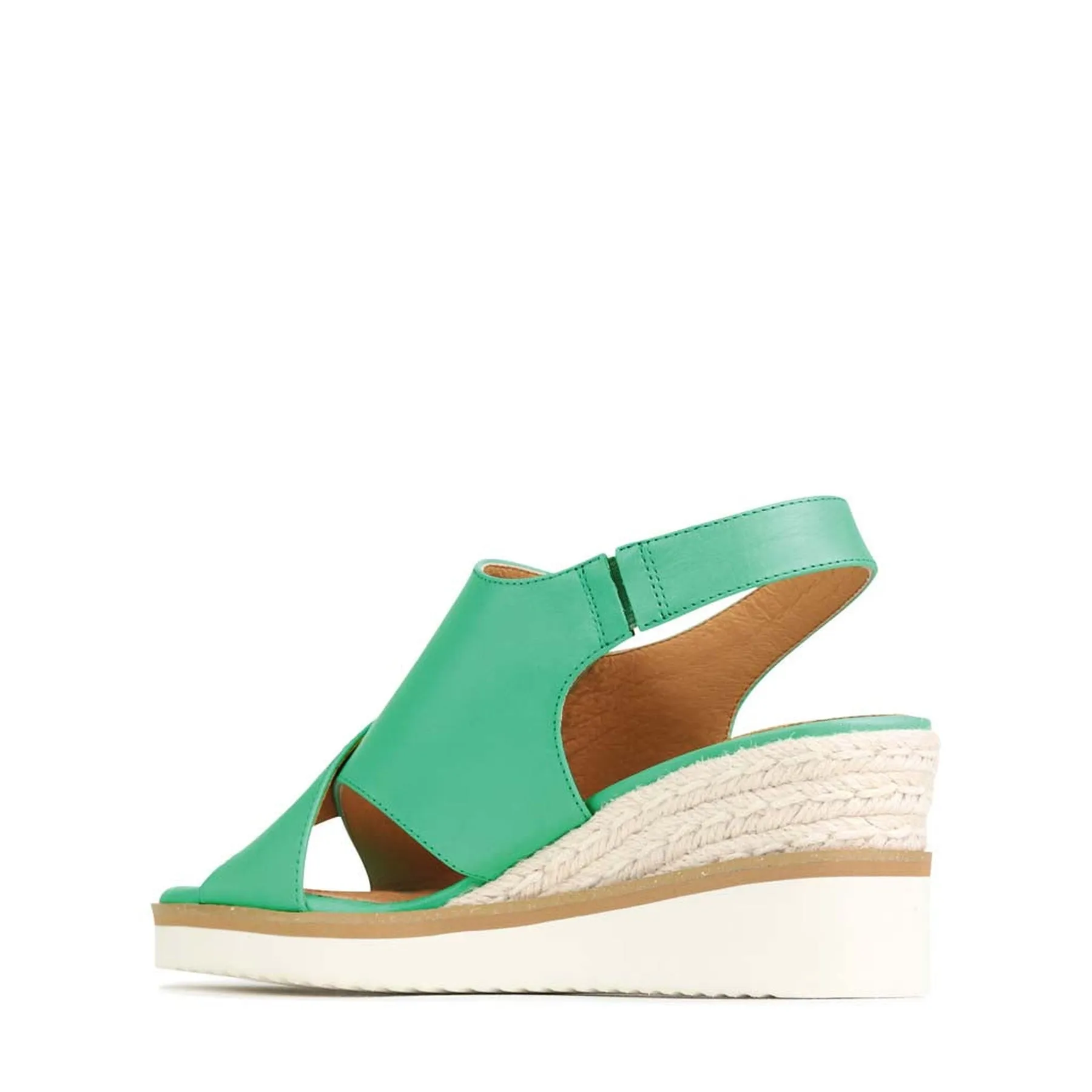 LAZING LEATHER ESPADRILLES SANDALS