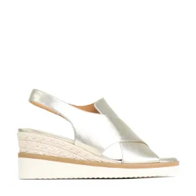 LAZING LEATHER ESPADRILLES SANDALS