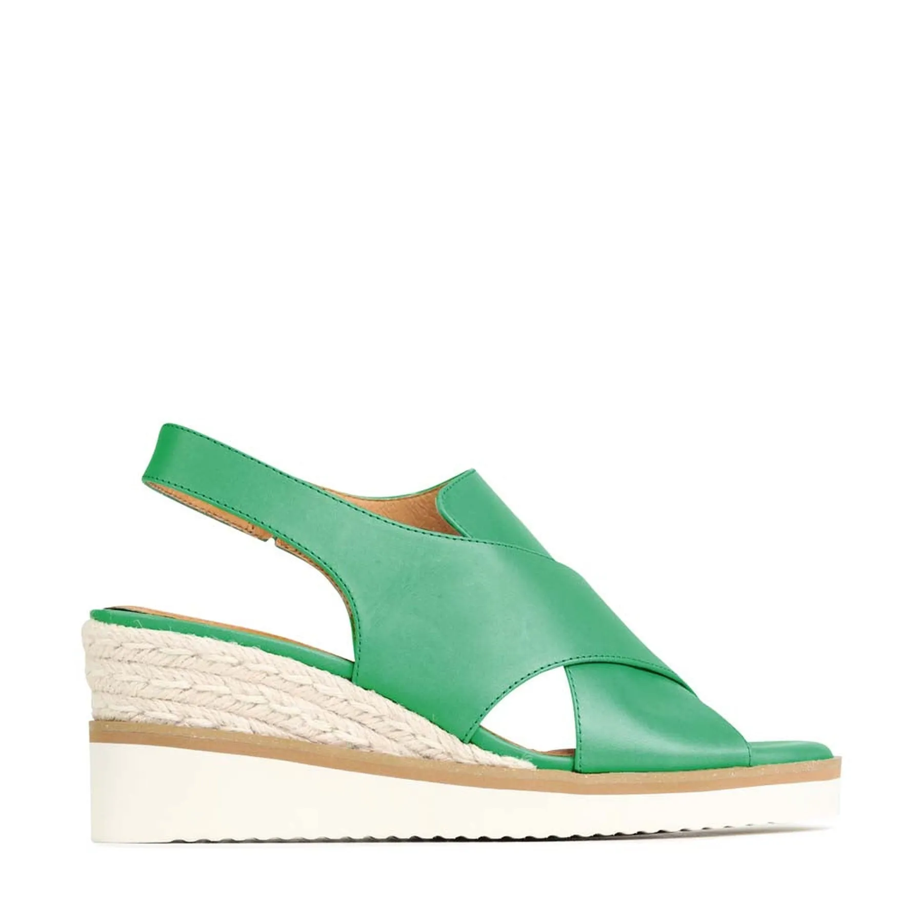 LAZING LEATHER ESPADRILLES SANDALS