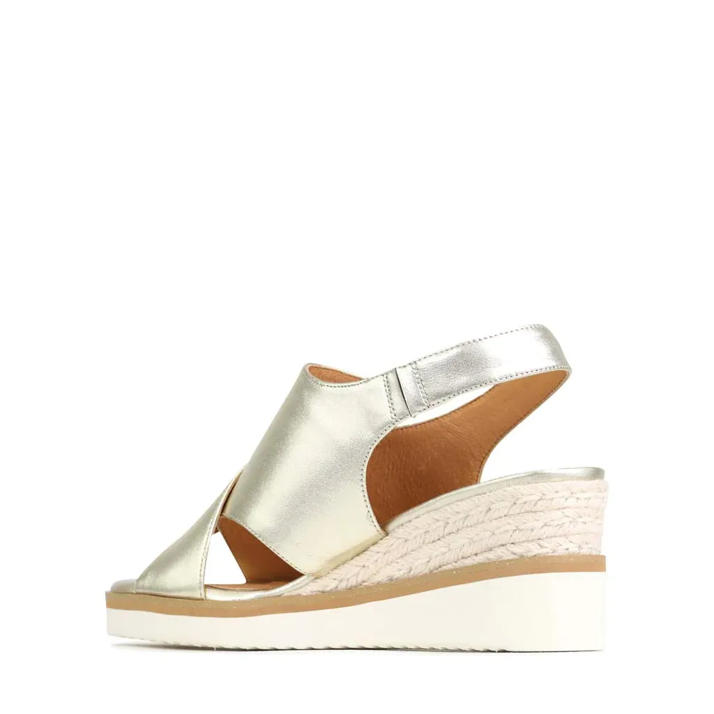 Lazing Wedge in Champagne