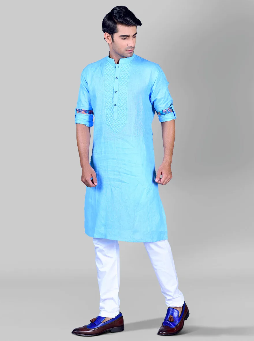 Light Blue Kurta Set | Azania