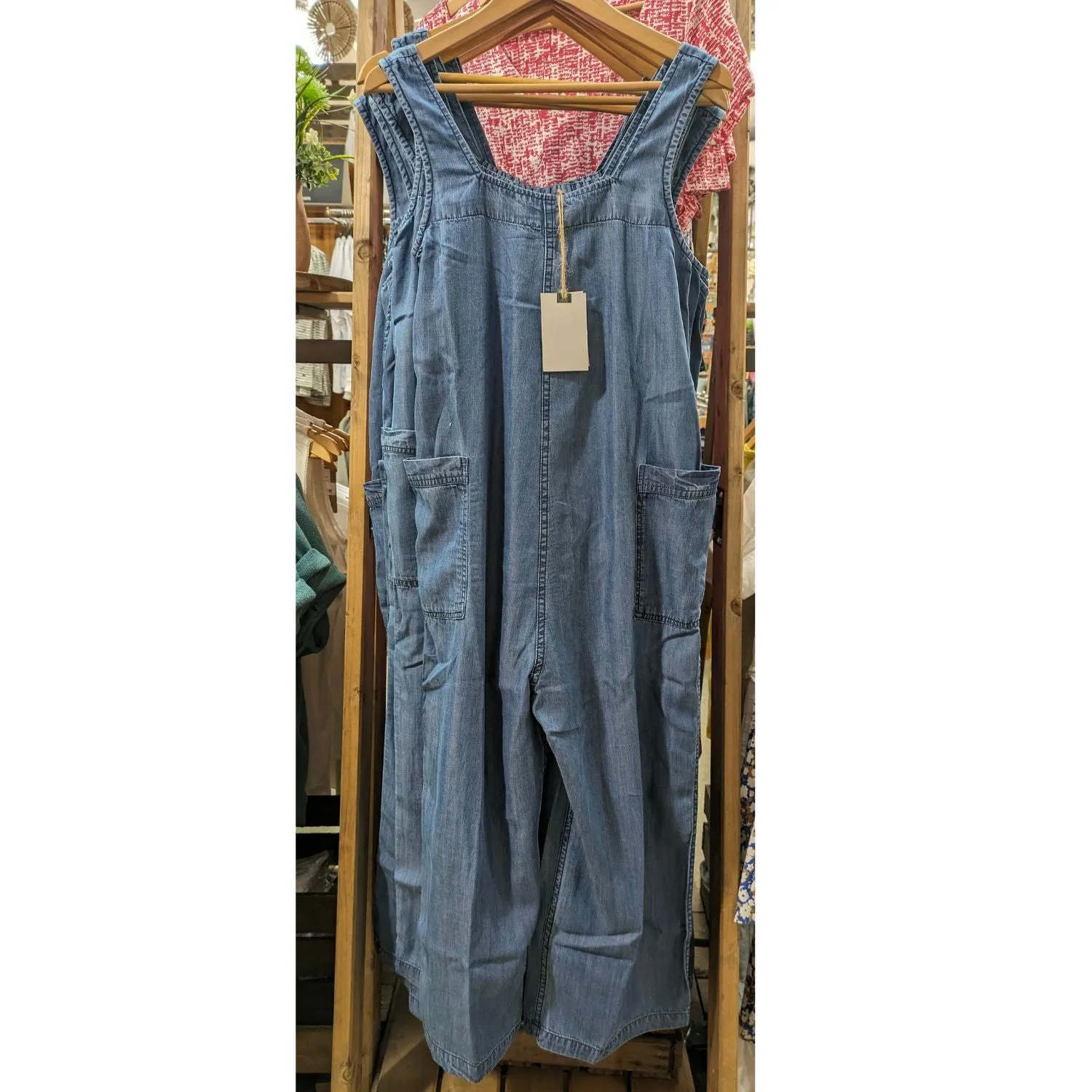 Lily & Me 20 Blue Tencle Edith Jumpsuit