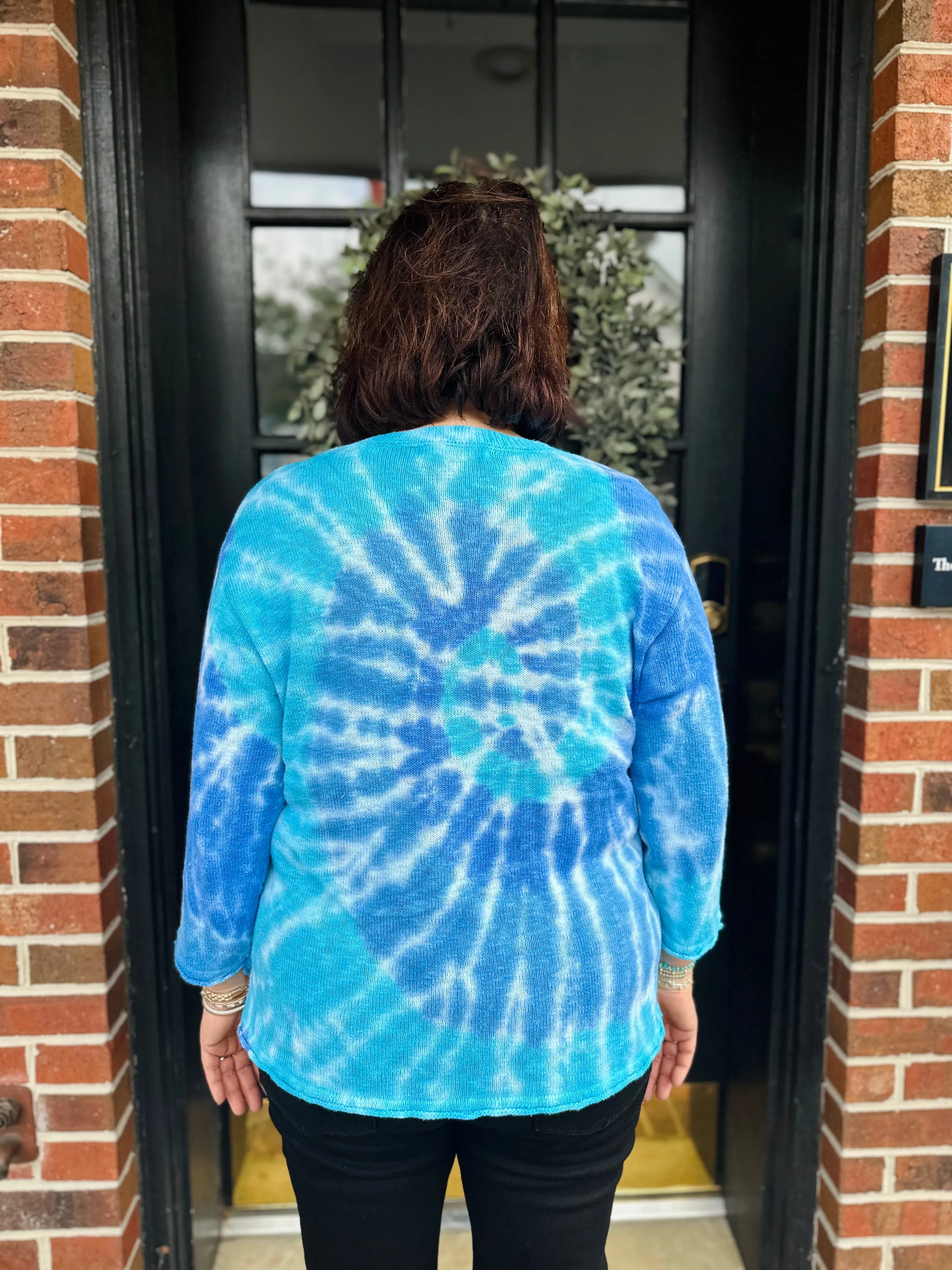 Lulu B Tie Dye Lightweight Sweater