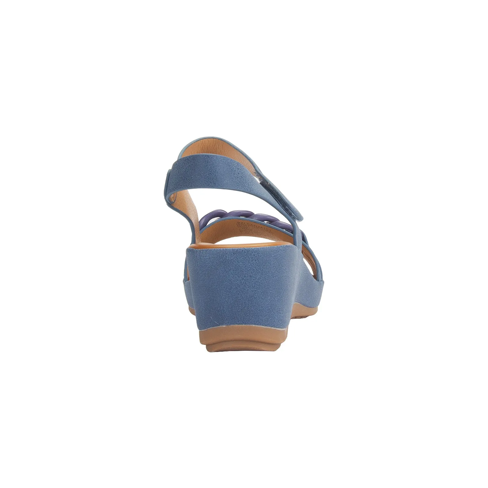 Mabel women's velcro strapped wedge sandal