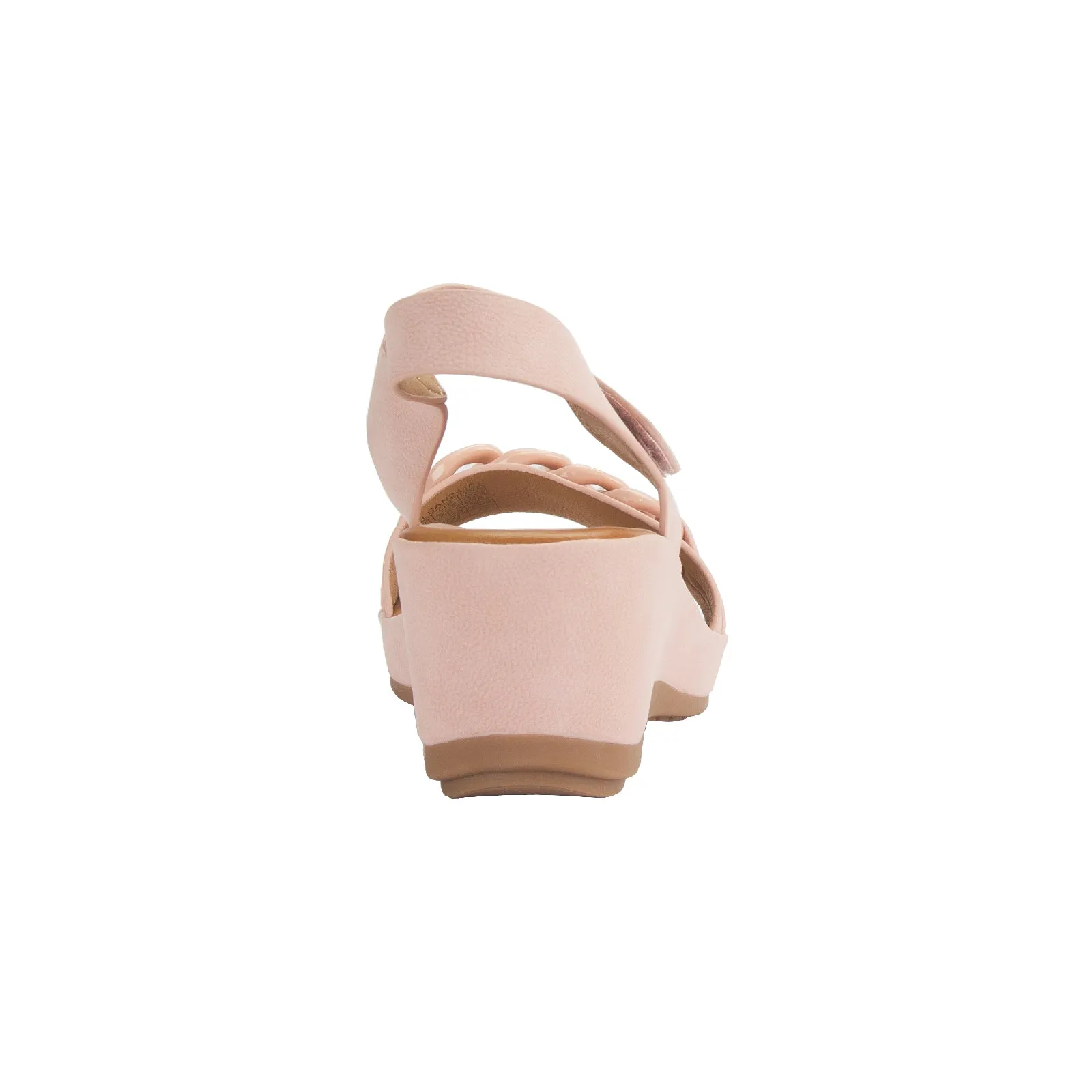 Mabel women's velcro strapped wedge sandal