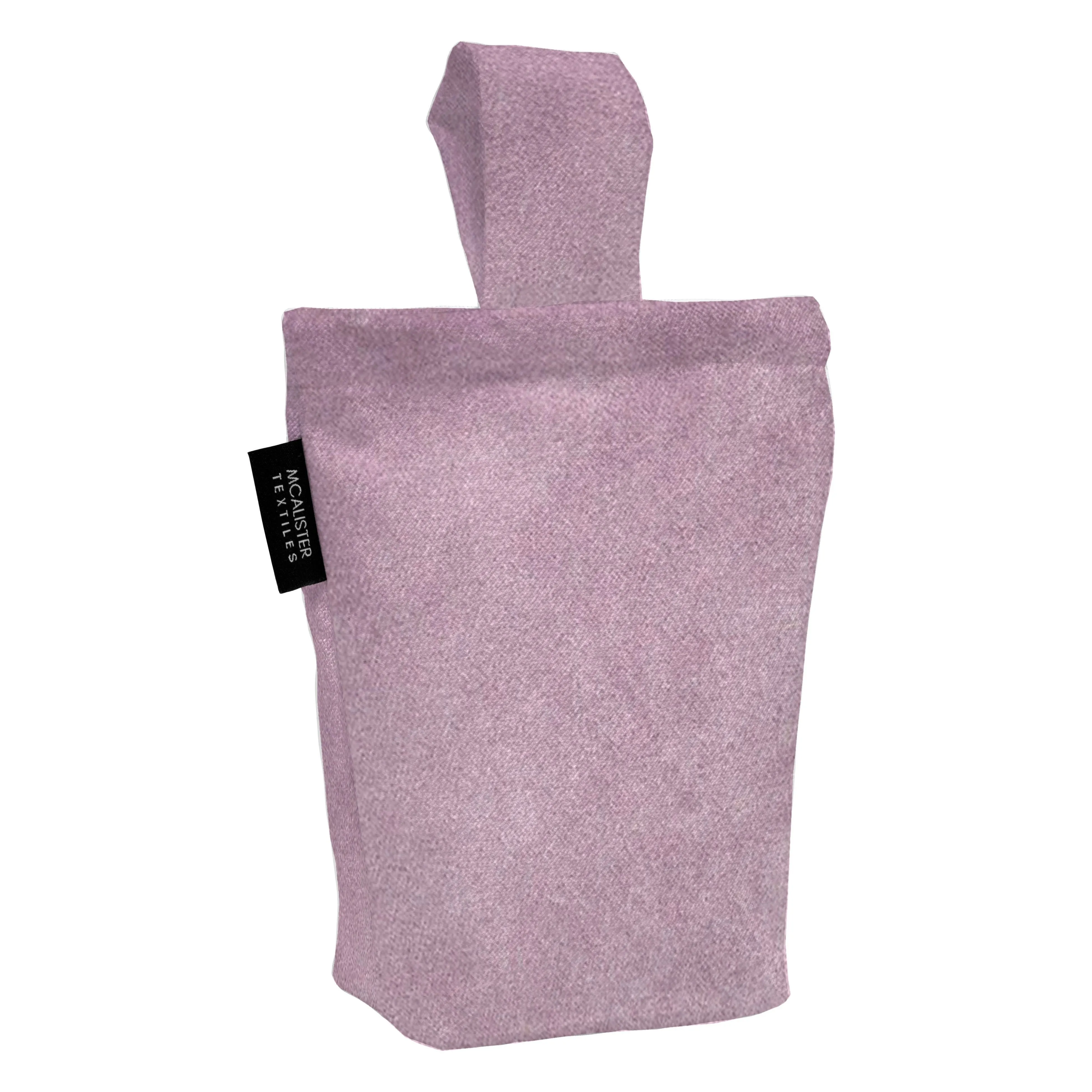 Matt Lilac Purple Velvet Doorstop