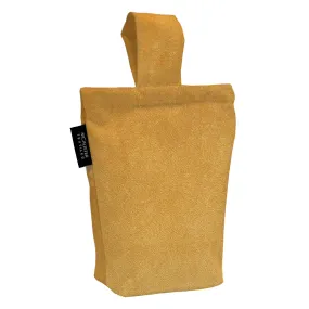 Matt Ochre Yellow Velvet Doorstop