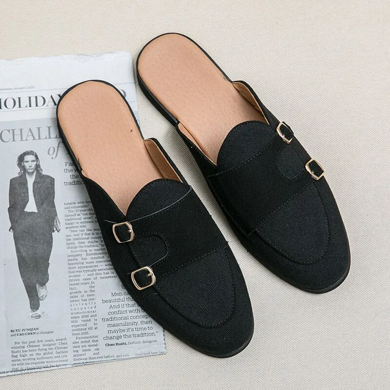 Men Slip on Flats Dress Shoes