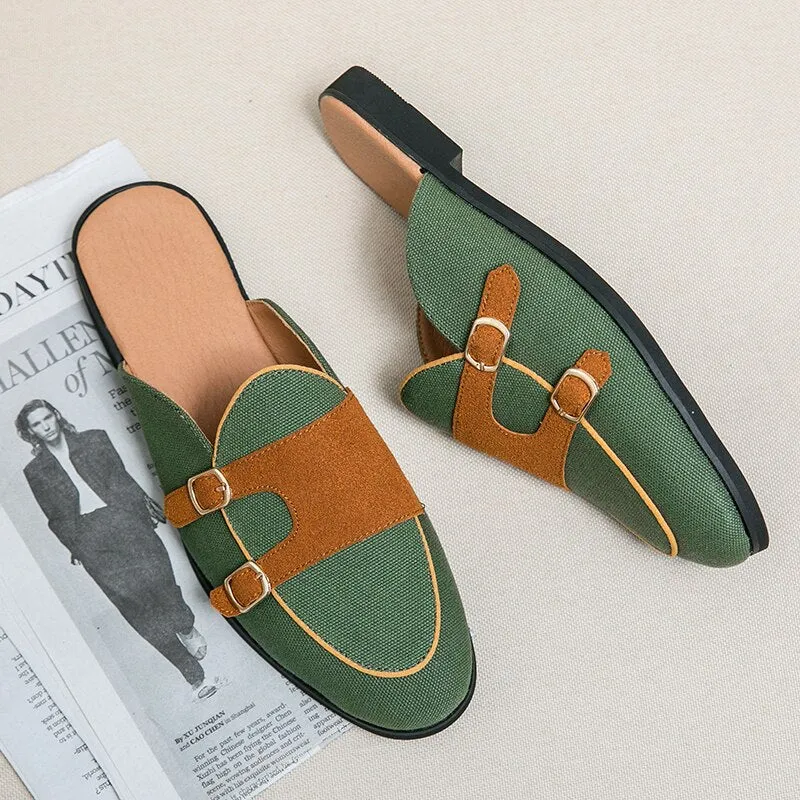 Men Slip on Flats Dress Shoes