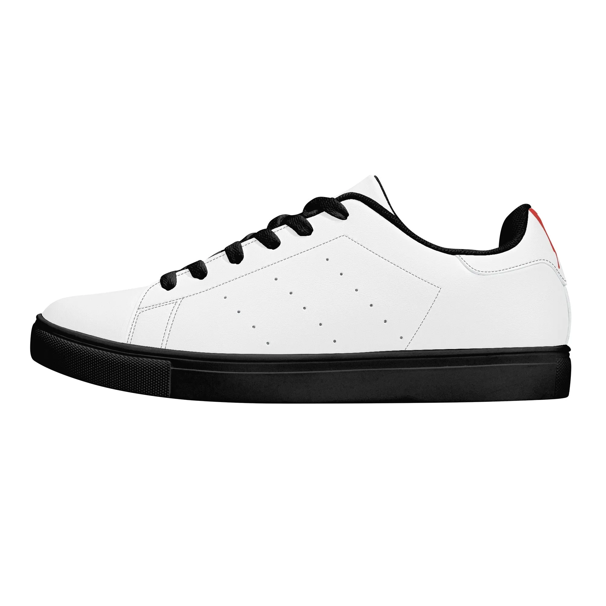 Men's FCS Low Top White Leather Sneakers