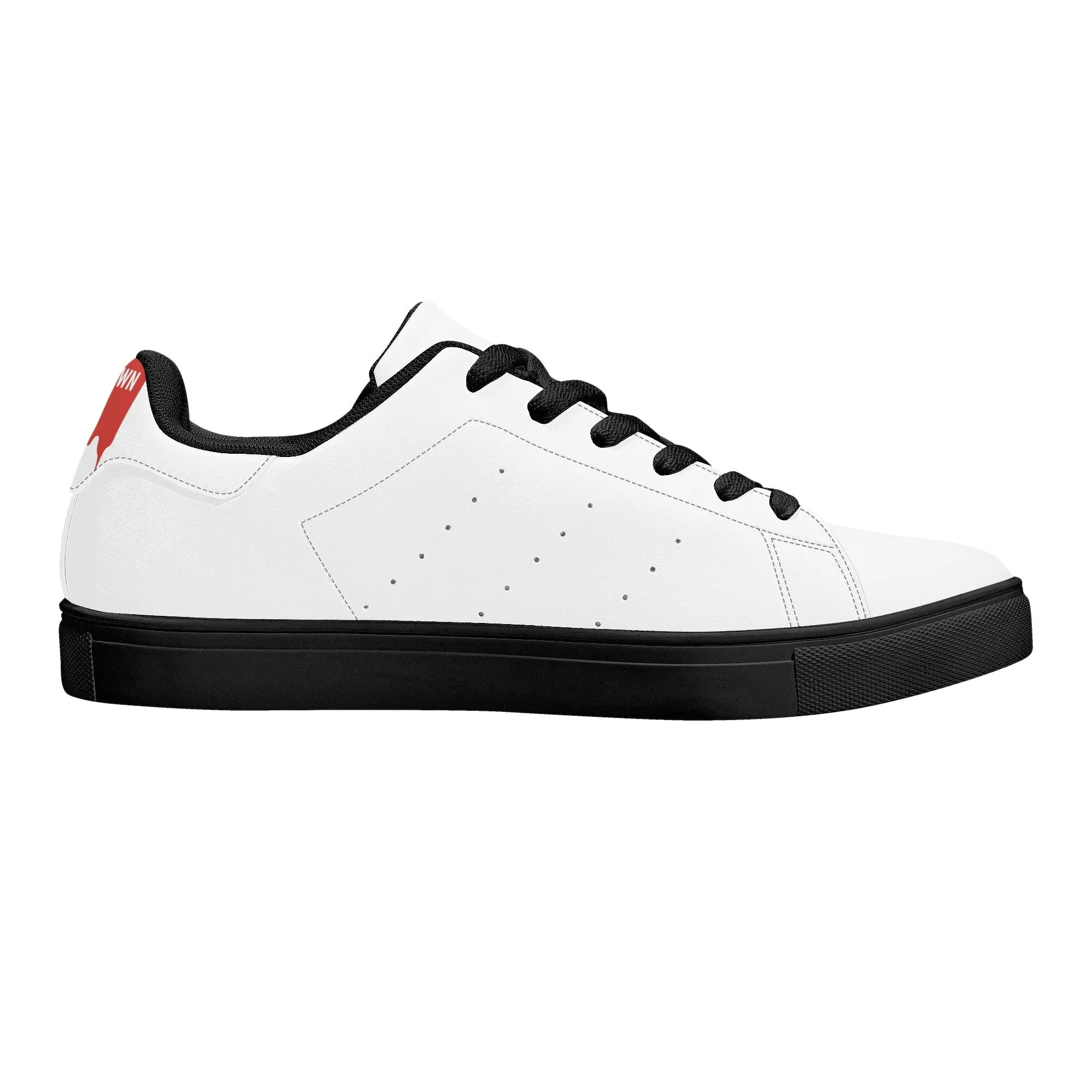 Men's FCS Low Top White Leather Sneakers