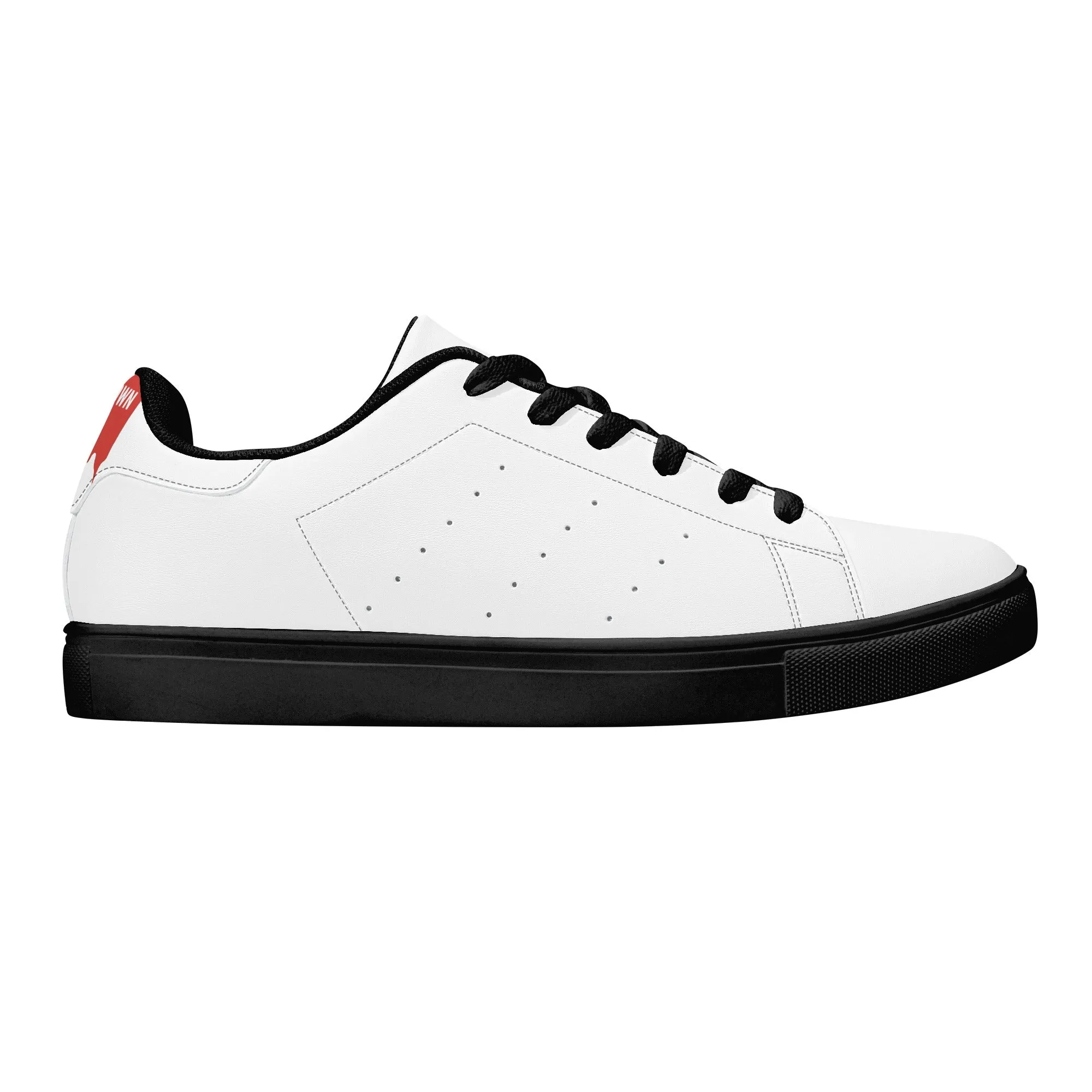 Men's FCS Low Top White Leather Sneakers