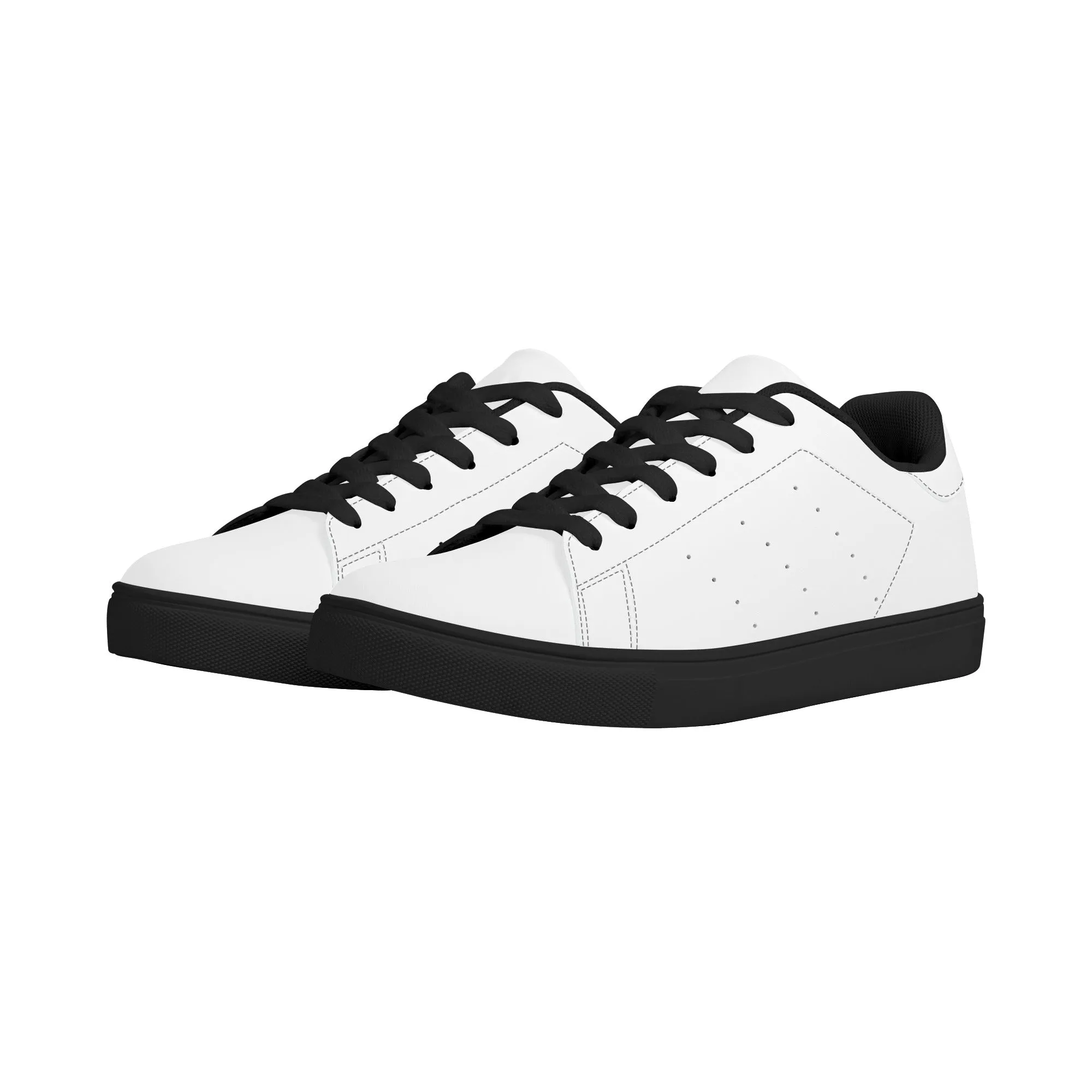 Men's FCS Low Top White Leather Sneakers