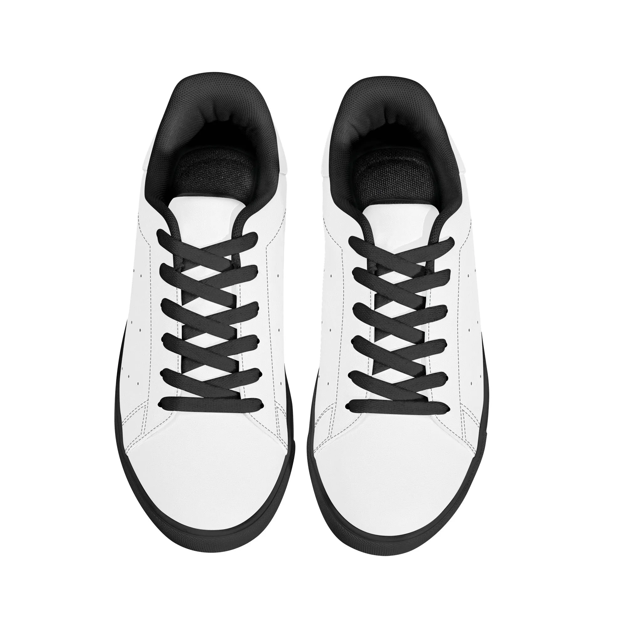 Men's FCS Low Top White Leather Sneakers