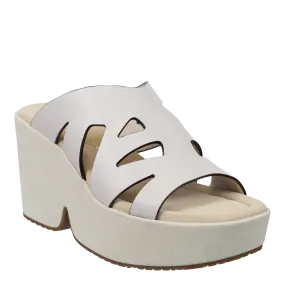 NAKED FEET - BRIO in WHITE Heeled Sandals