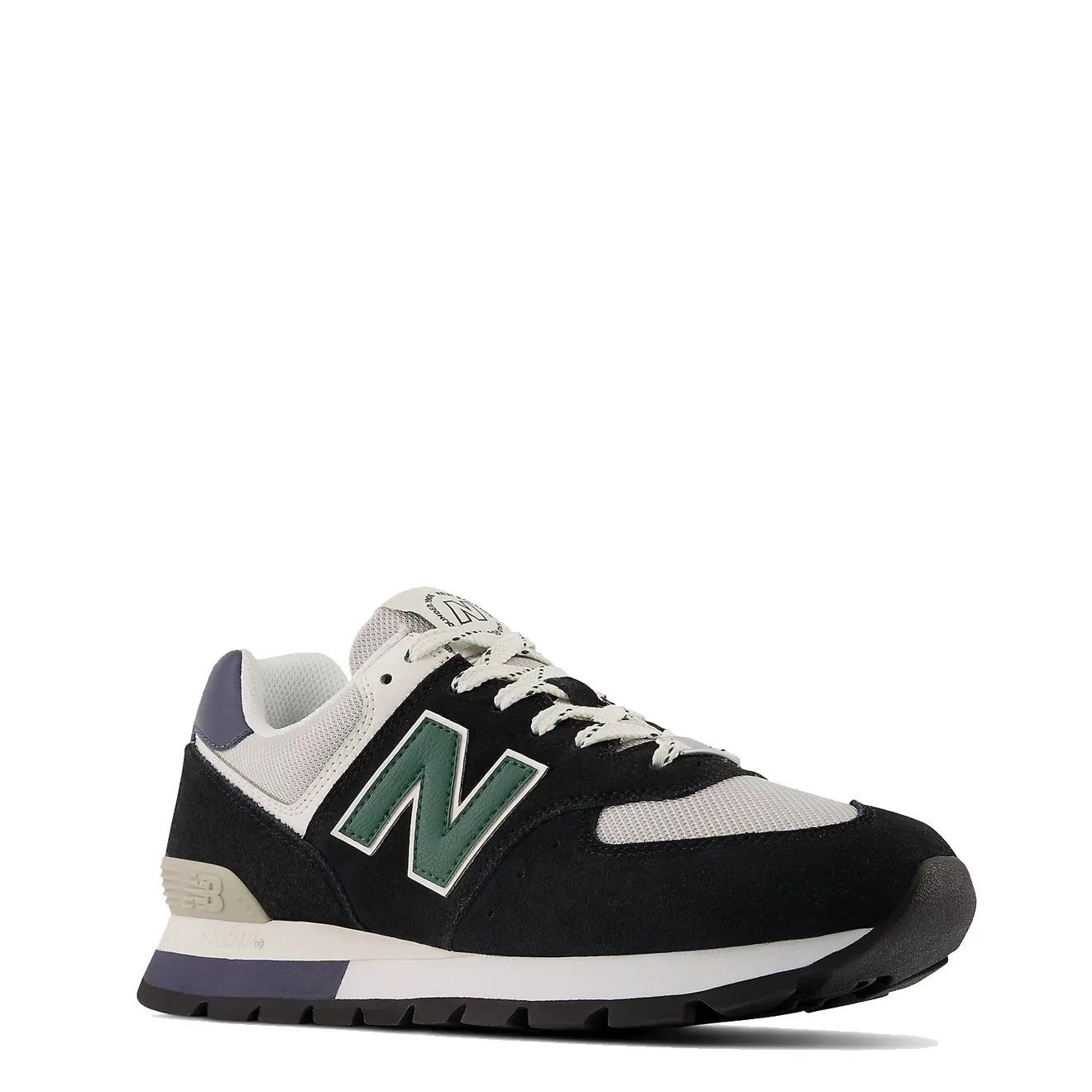 New Balance 574 Rugged Trainers Black / Green