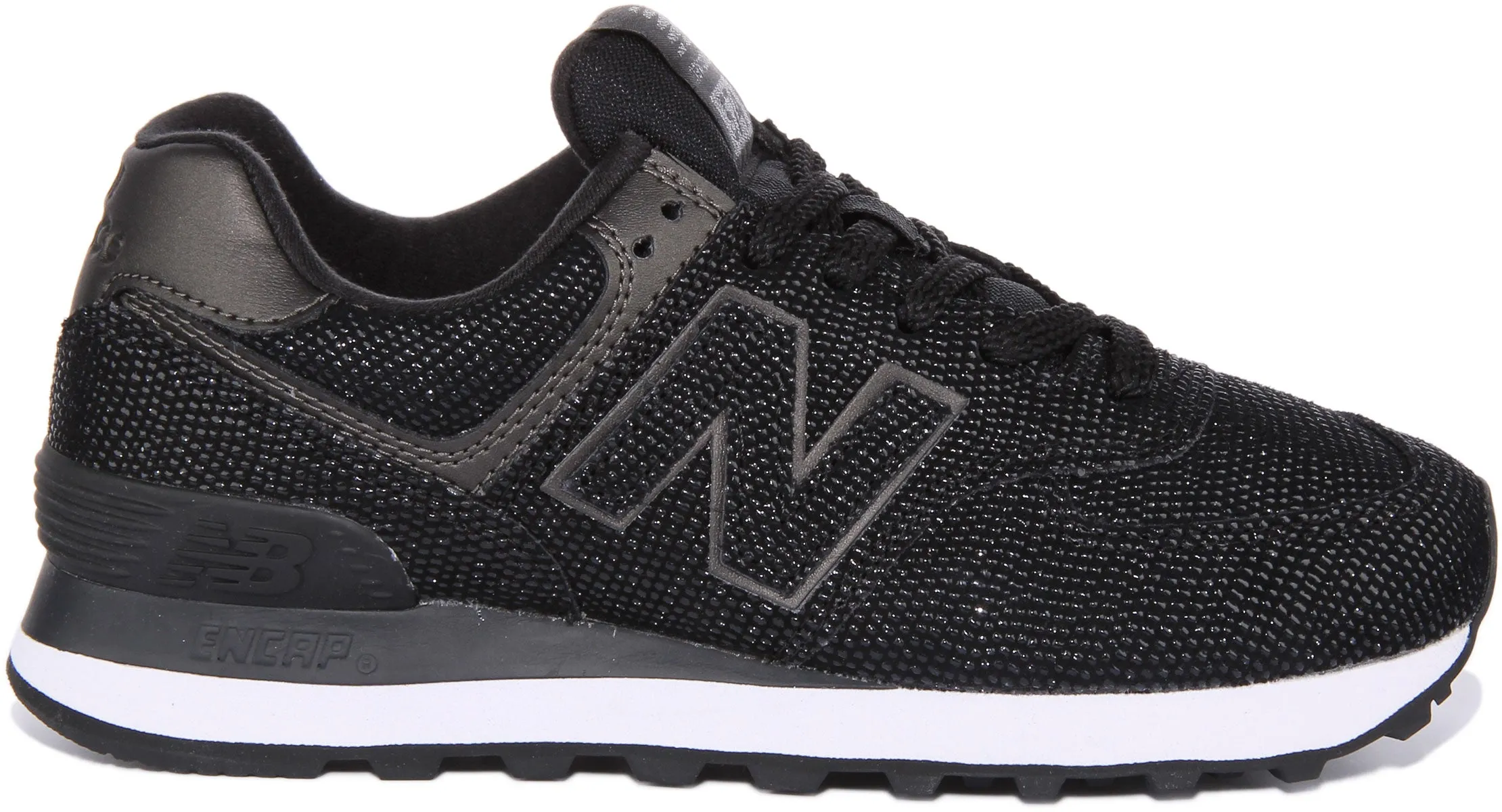 New Balance WL 574 KB2 In Black Rhinestones