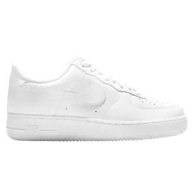 Nike Womens Trainers Air Force 1' 07 Lace-Up Leather - UK 5