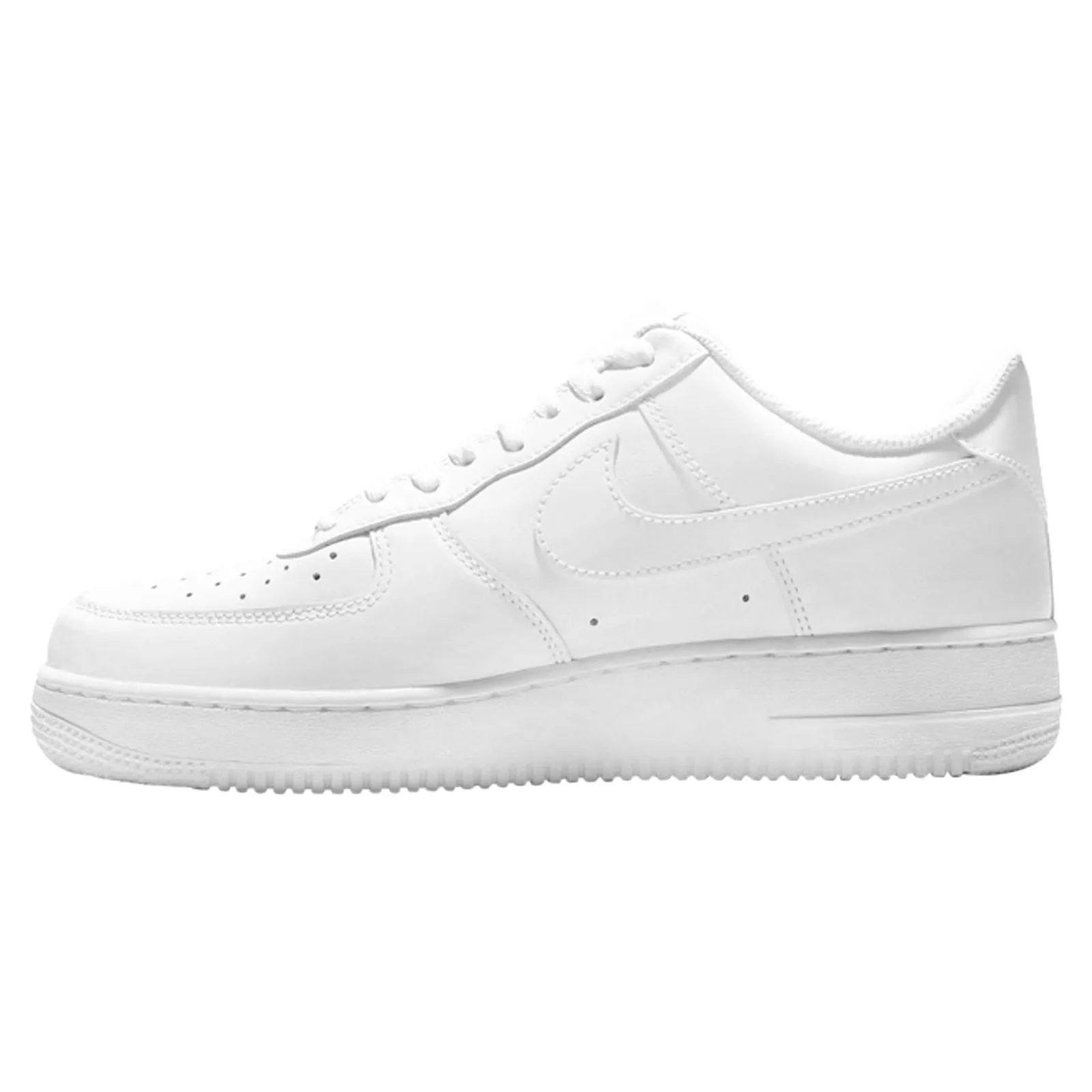 Nike Womens Trainers Air Force 1' 07 Lace-Up Leather - UK 5