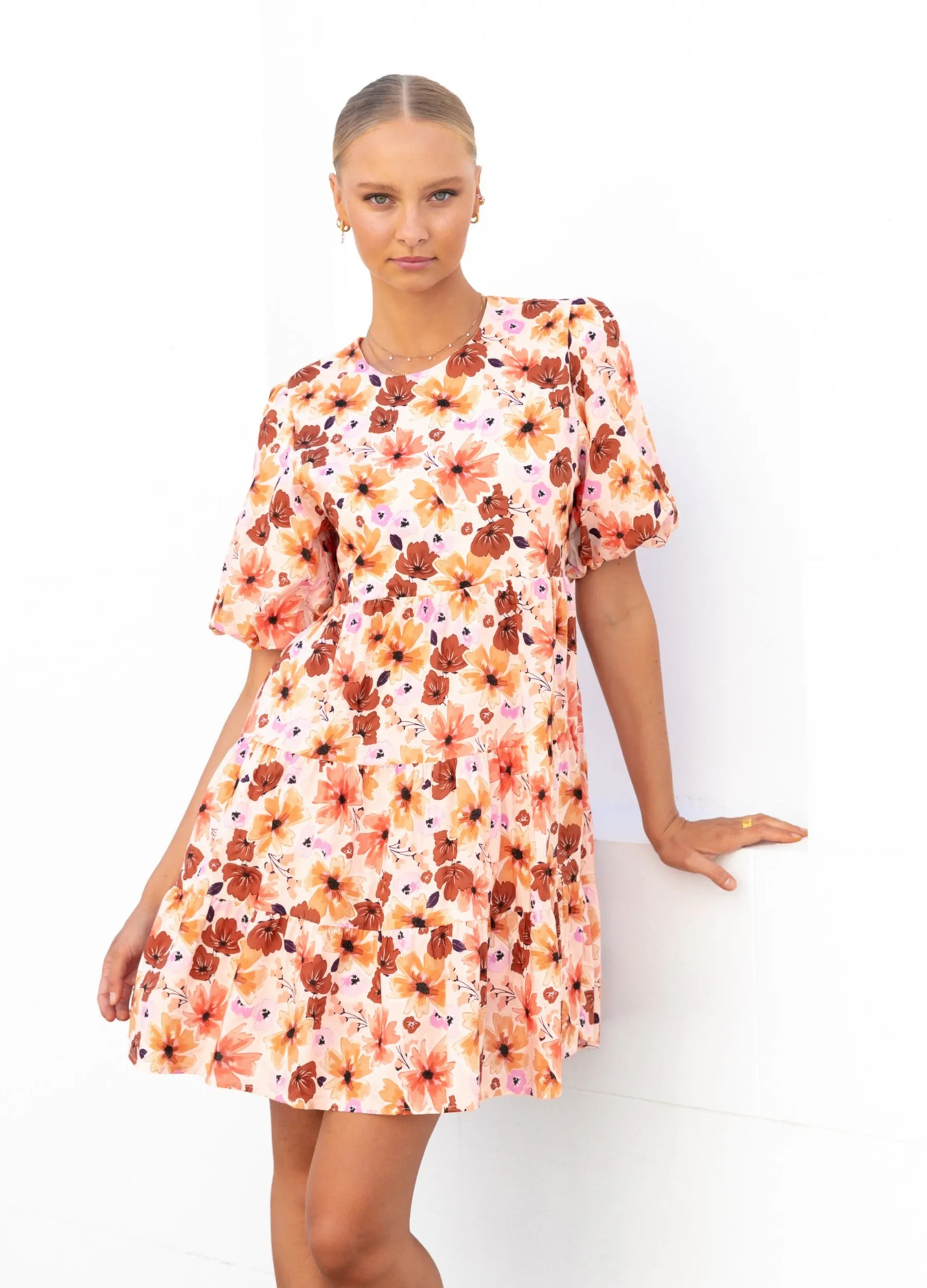 Paper Heart - Short Sleeve Maeve Mini Dress