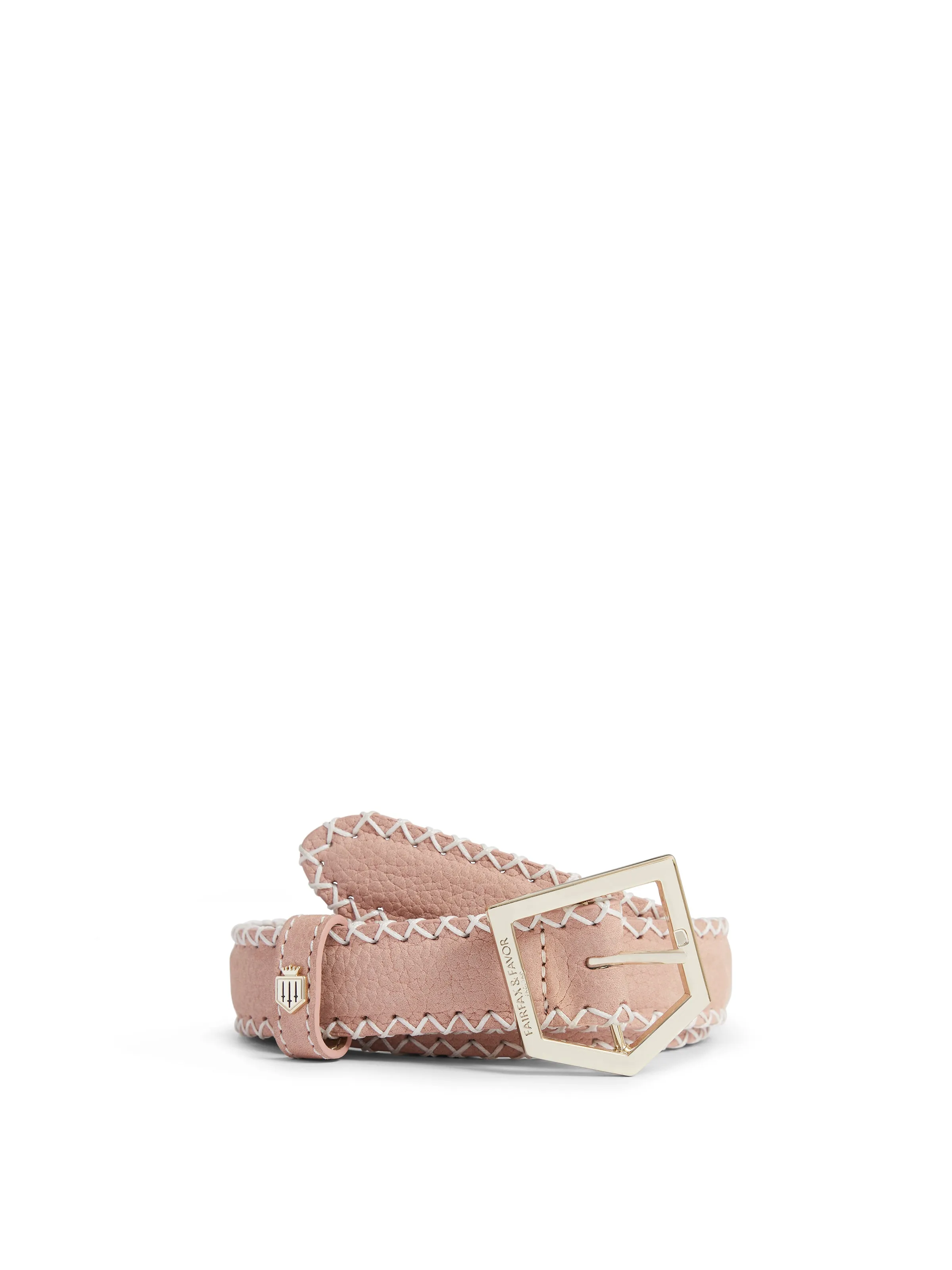 Portofino Belt - Blush Nubuck