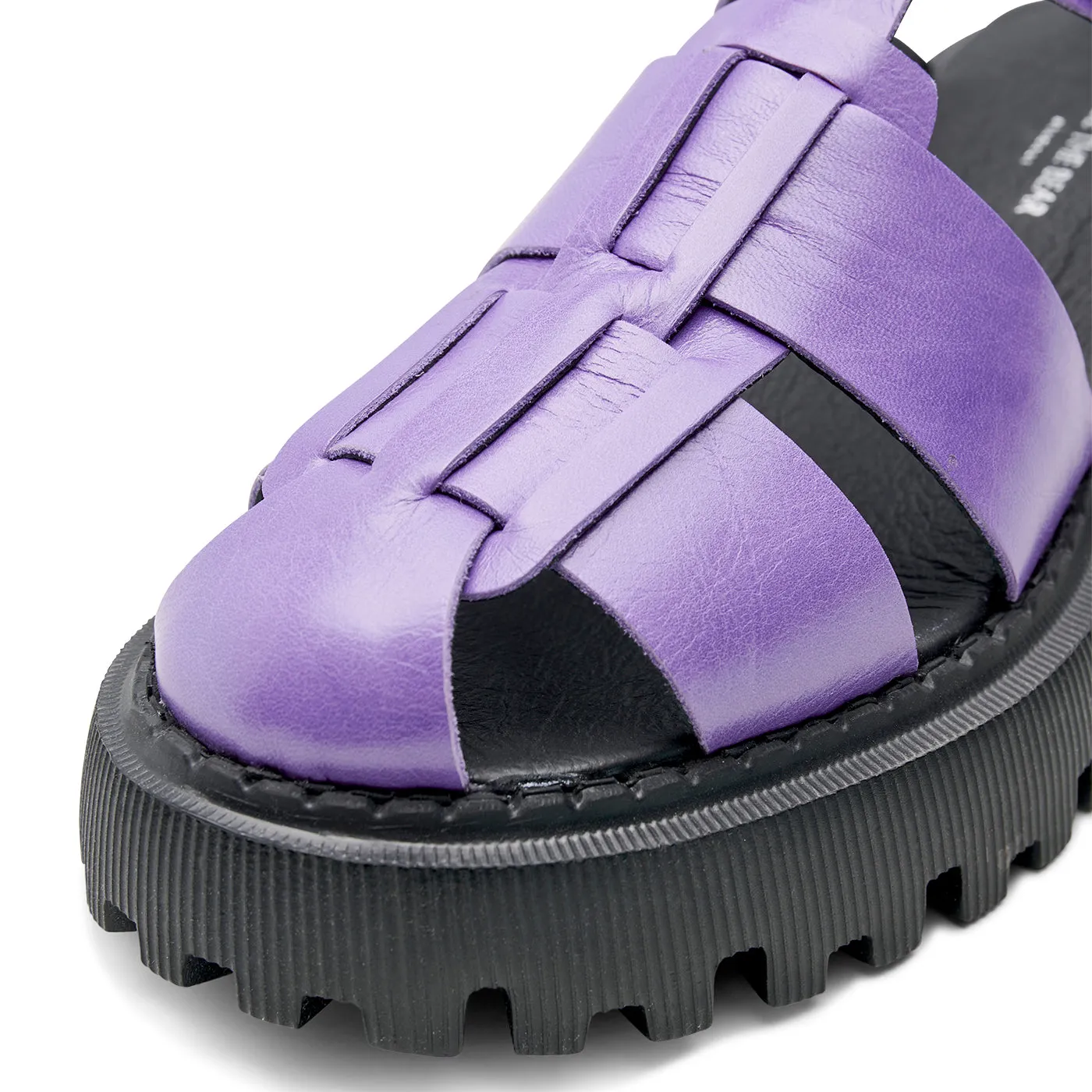 Posey sandal shiny leather - VIOLET