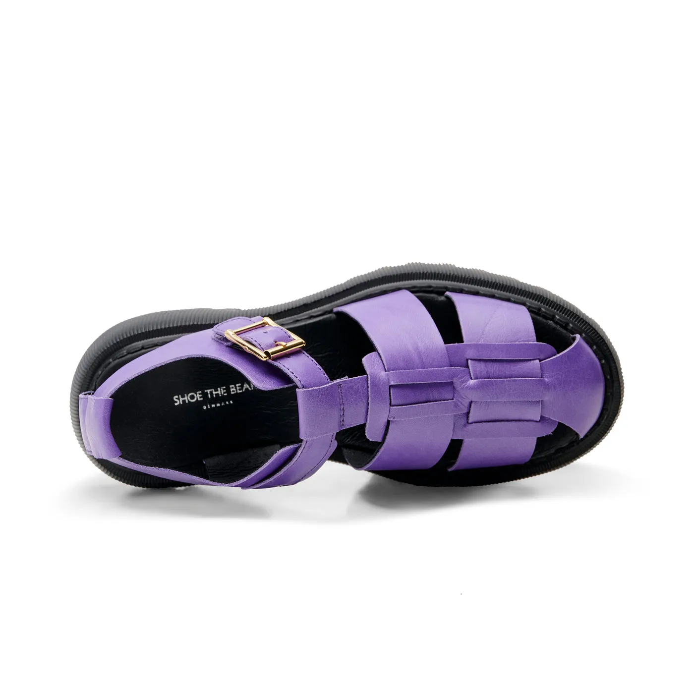 Posey sandal shiny leather - VIOLET