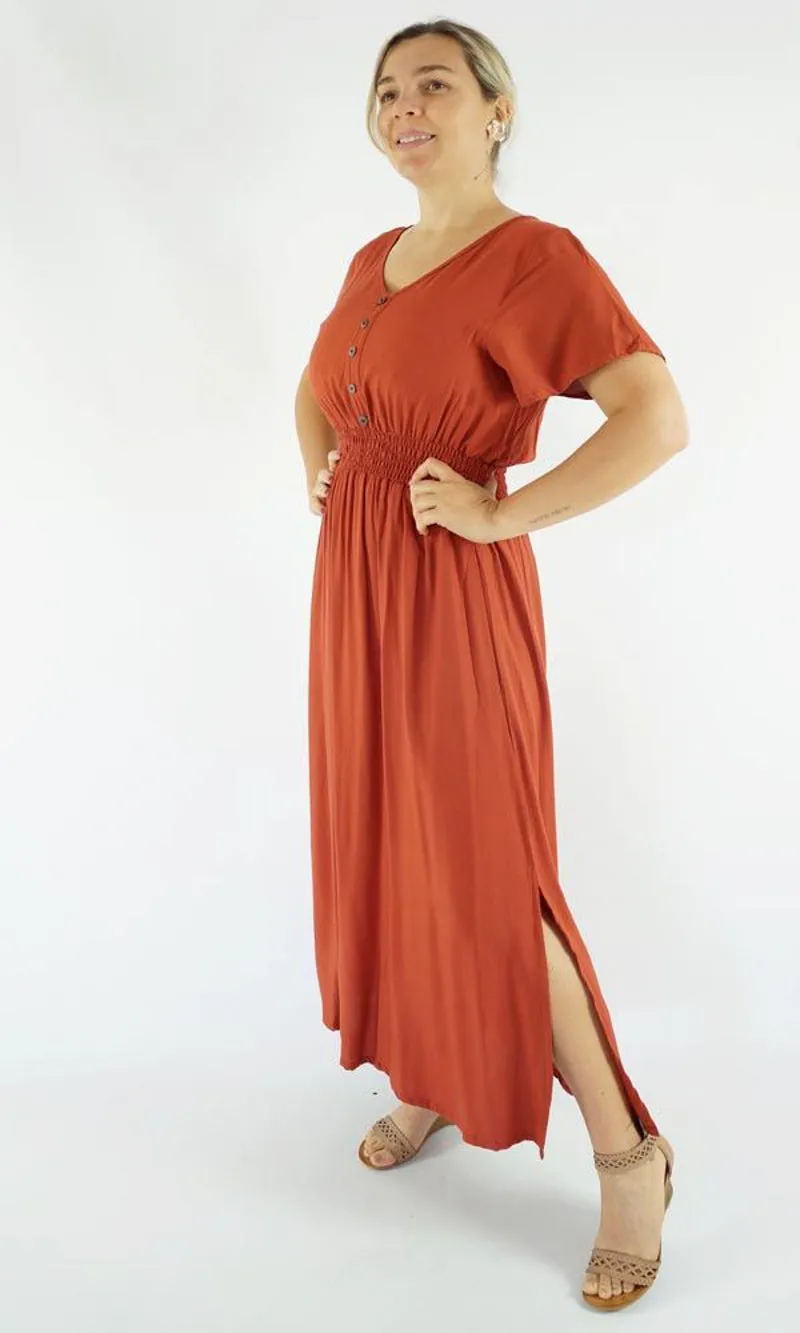 Rayon Dress Katie Plain, More Colours