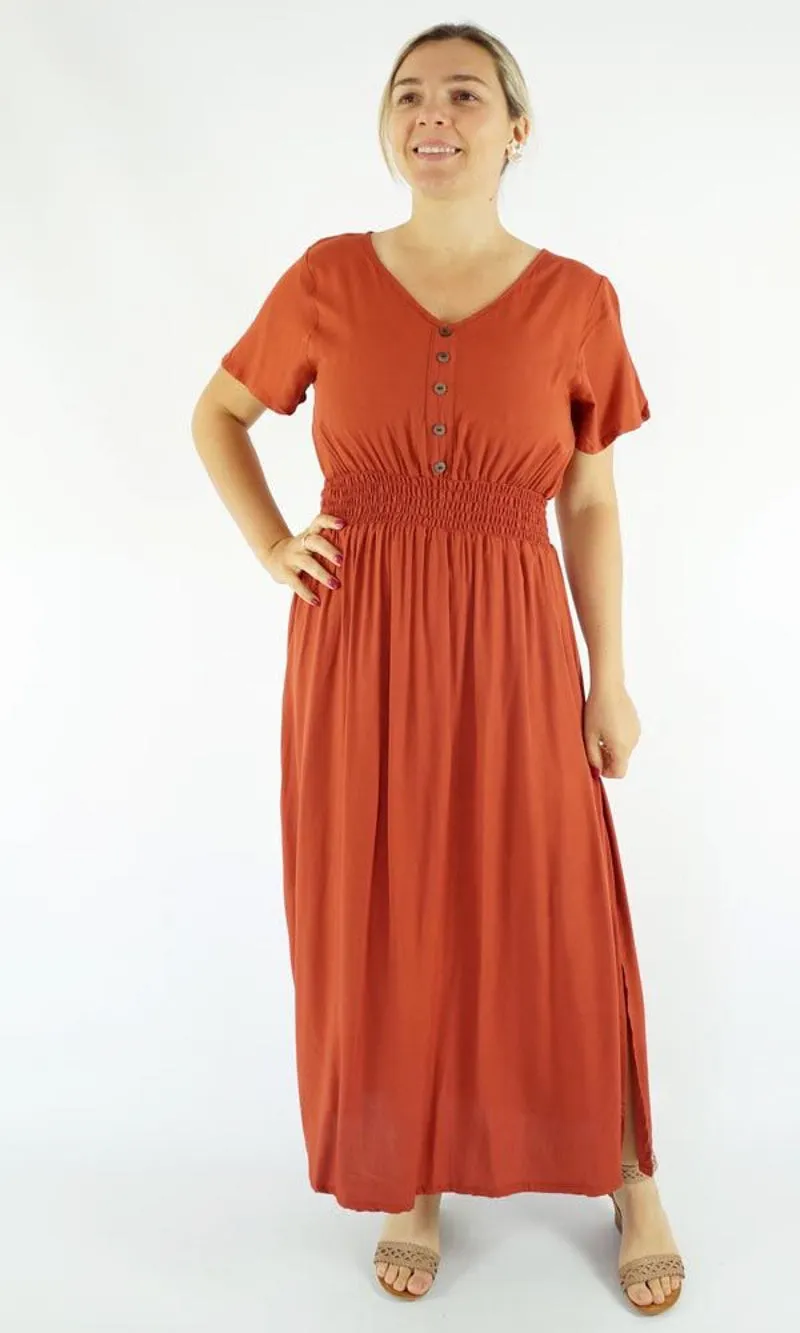 Rayon Dress Katie Plain, More Colours