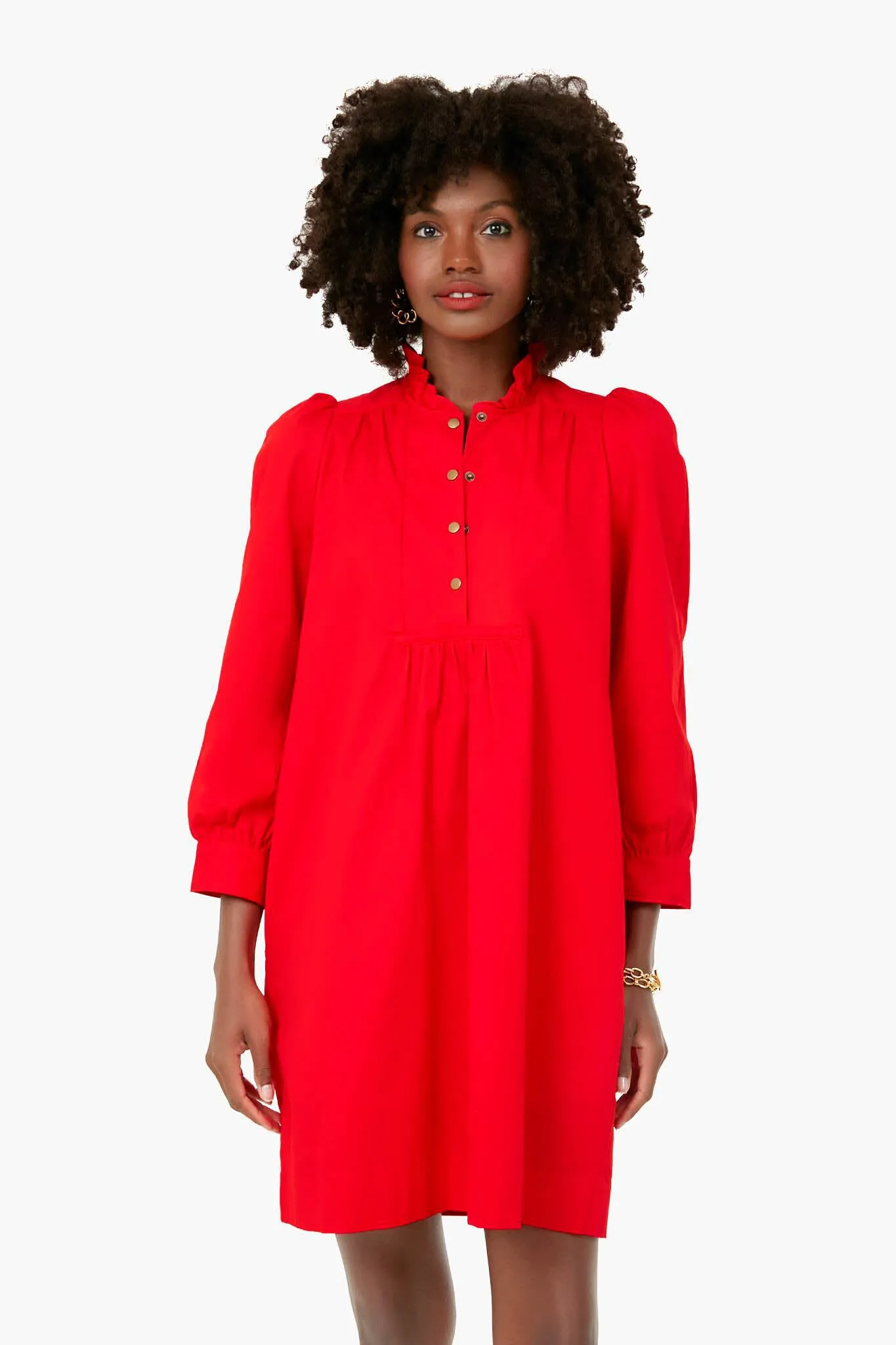 Red Claiborne Dress