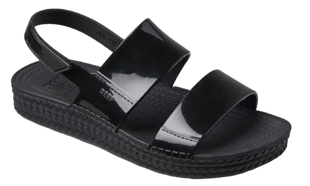 Reef Womens Water Vista Black Shine