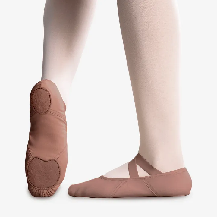 Só Dança Diamond Stretch Canvas Ballet Shoe-LPNK