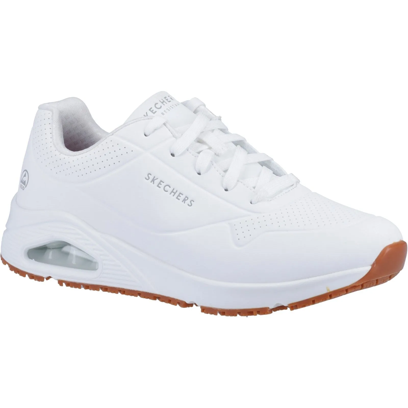 Skechers Workwear Work Relaxed Fit: Uno SR Safety Shoe O1 White