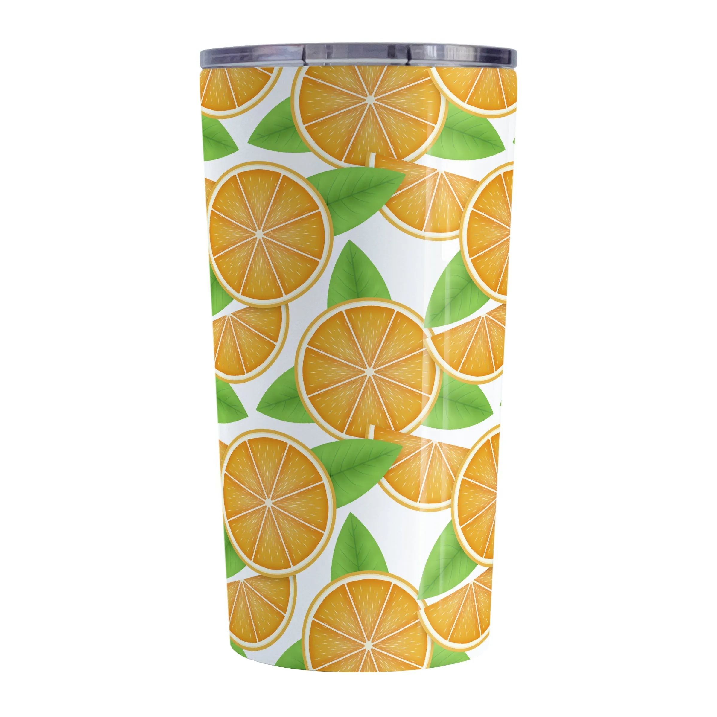 Premium Sliced Oranges Tumbler Cup for Fresh Juice