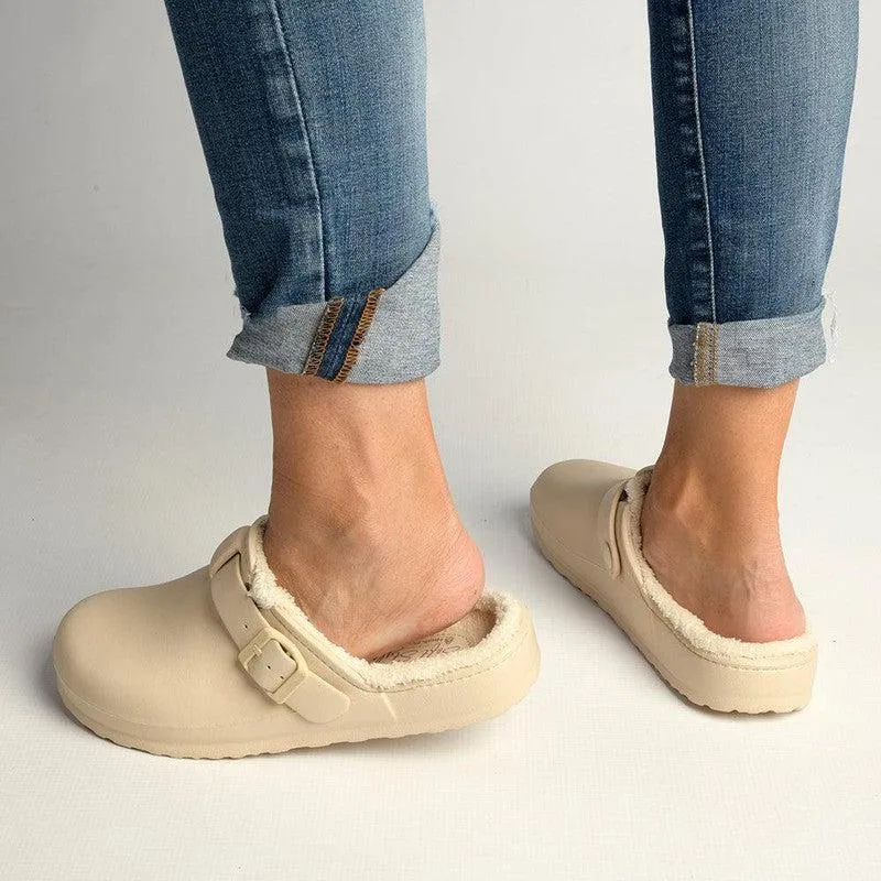 Soft Style by Hush Puppies Desi Fur Slip On - Natural