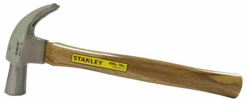 Stanley 51-271 16oz Wooden Handle Claw Hammer