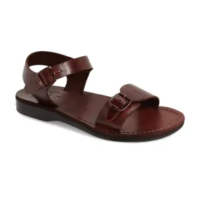 The Original - Leather Adjustable Buckle Sandal | Brown