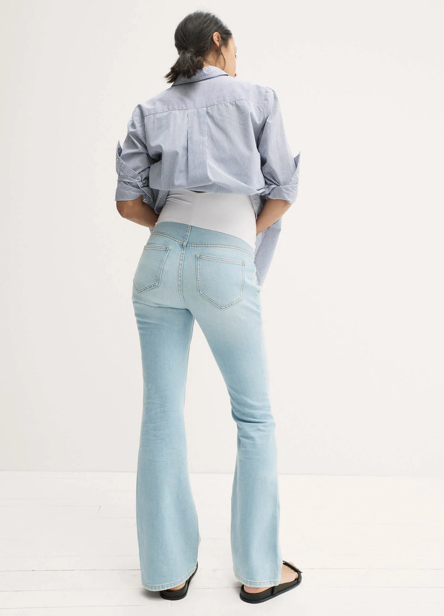 The Over The Bump Maternity Flare Jean