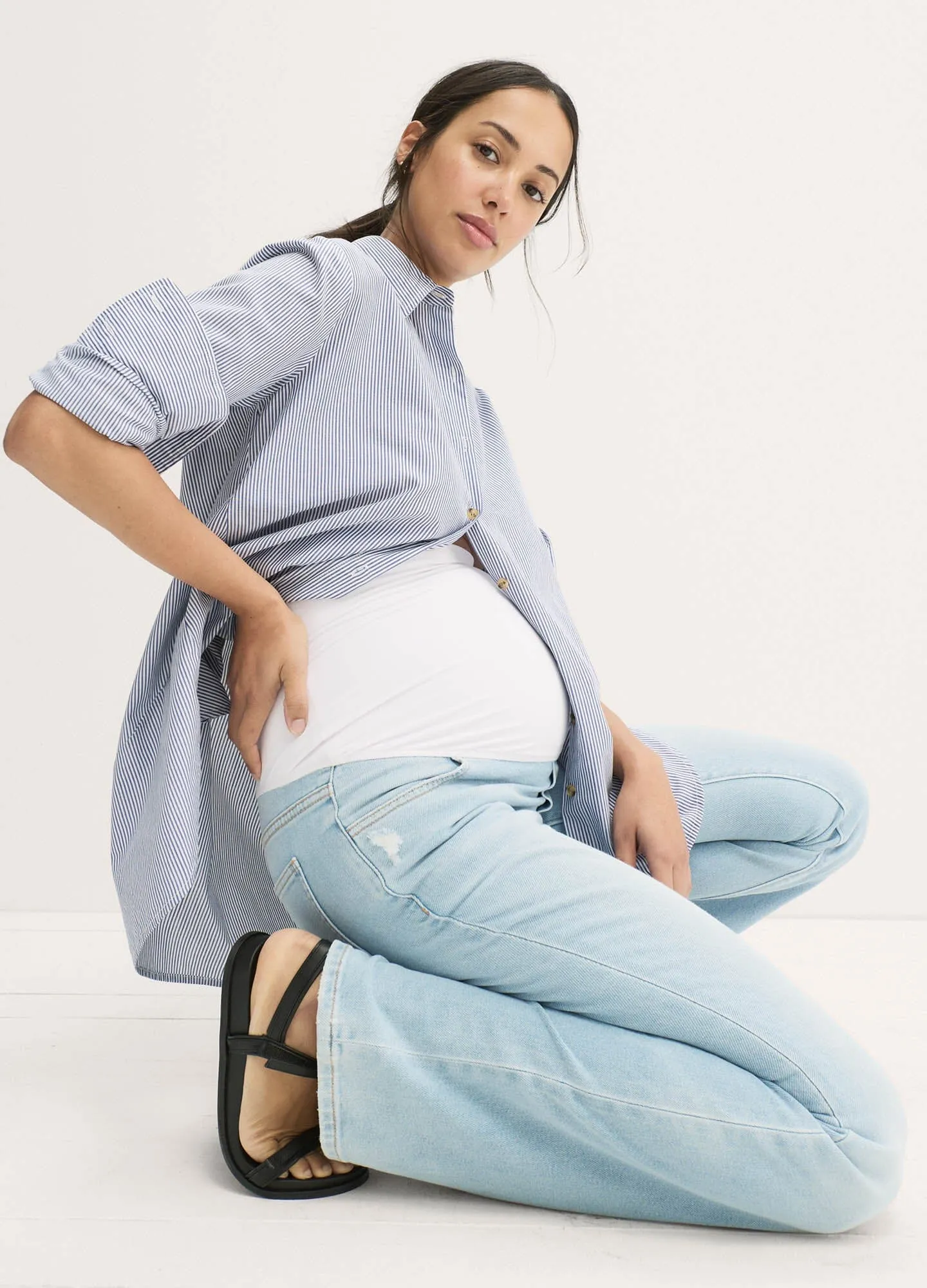 The Over The Bump Maternity Flare Jean