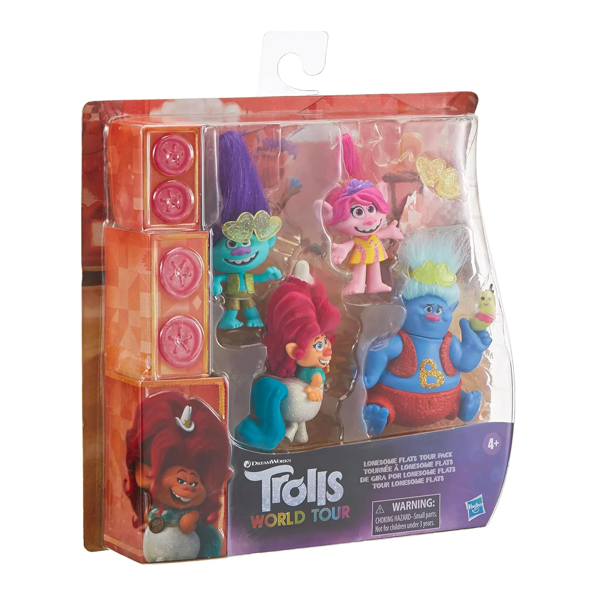 Trolls World Tour: Lonesome Flats Tour 5 Figure Set