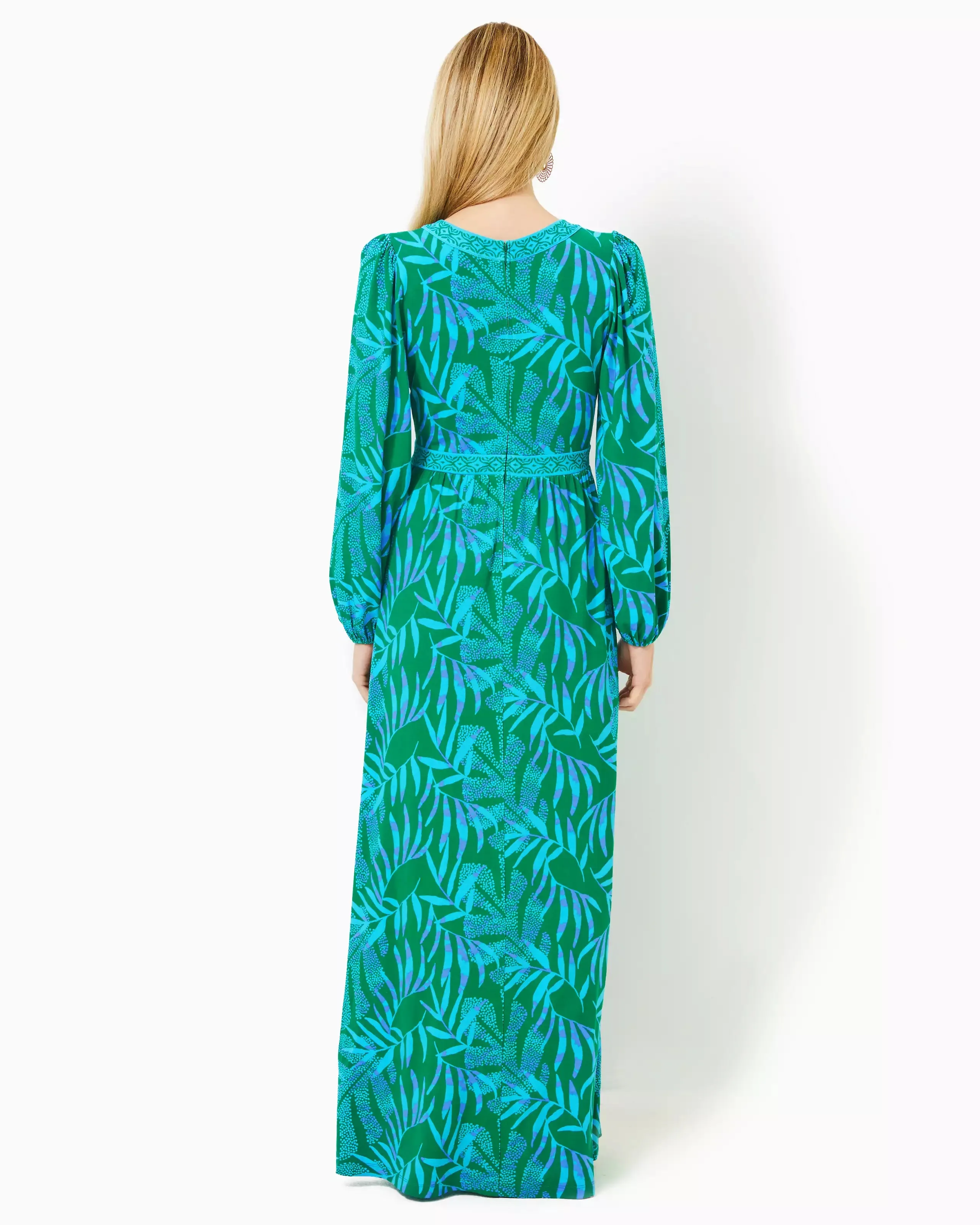 Wexlee Long Sleeve Maxi Dress (It's A Jungle Out There)