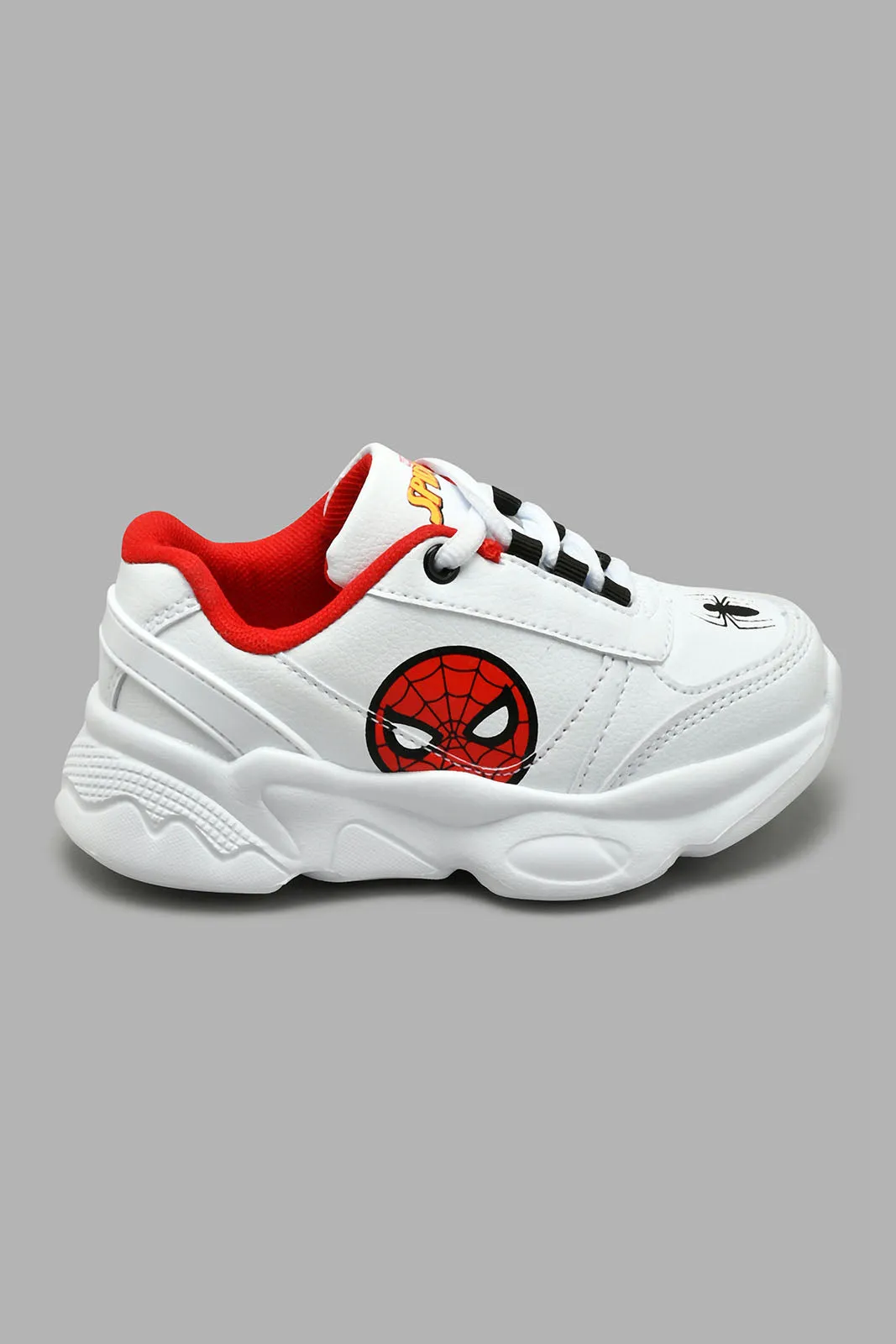 White Spiderman Chunky Sneaker