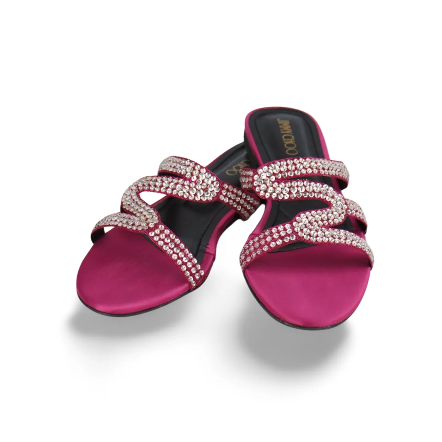 Women's Dress Sandals with Crystal Embellishments